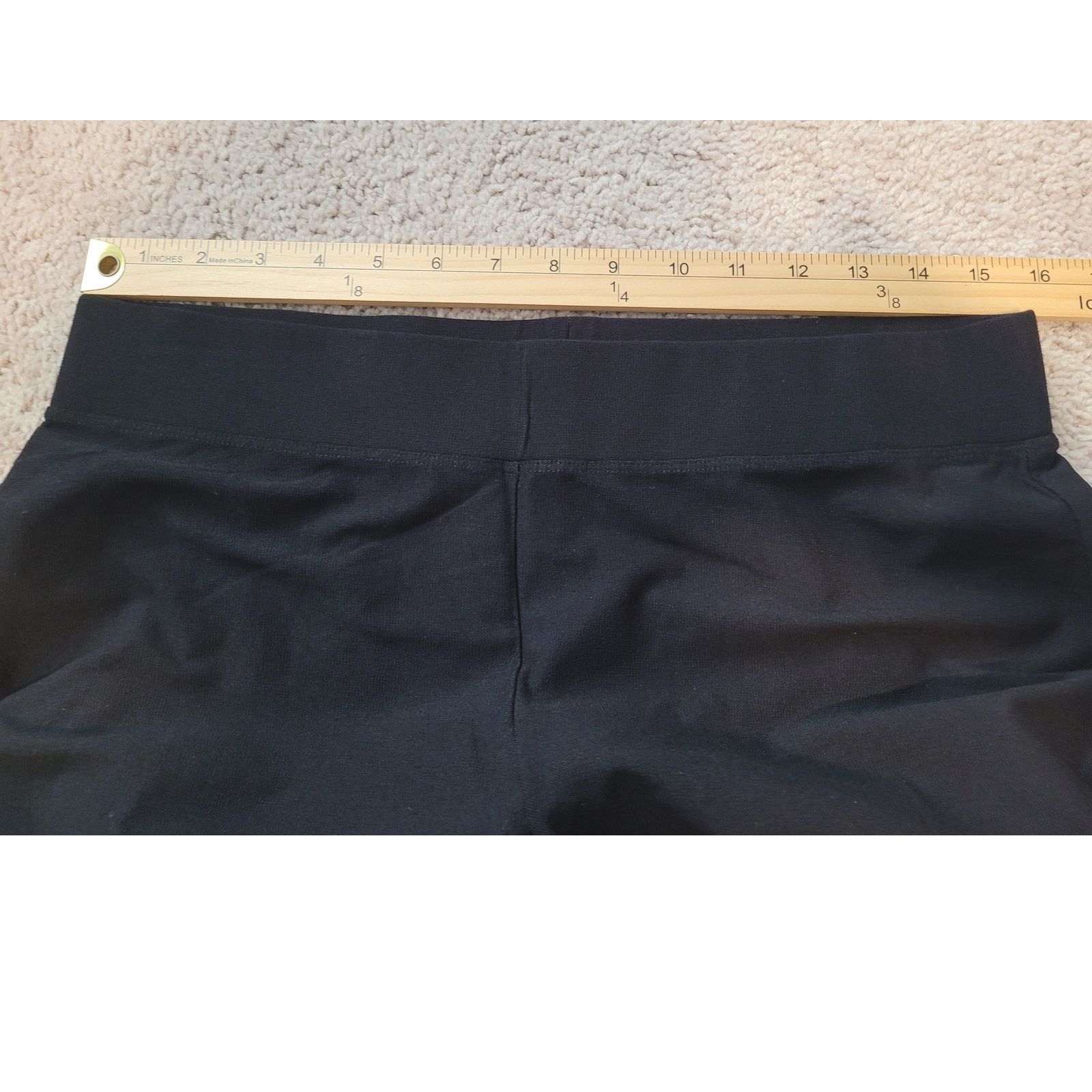 Eileen Fisher Eileen Fisher VTG Washable Crepe Pants Black M USA Timeless Size 31" - 3 Thumbnail
