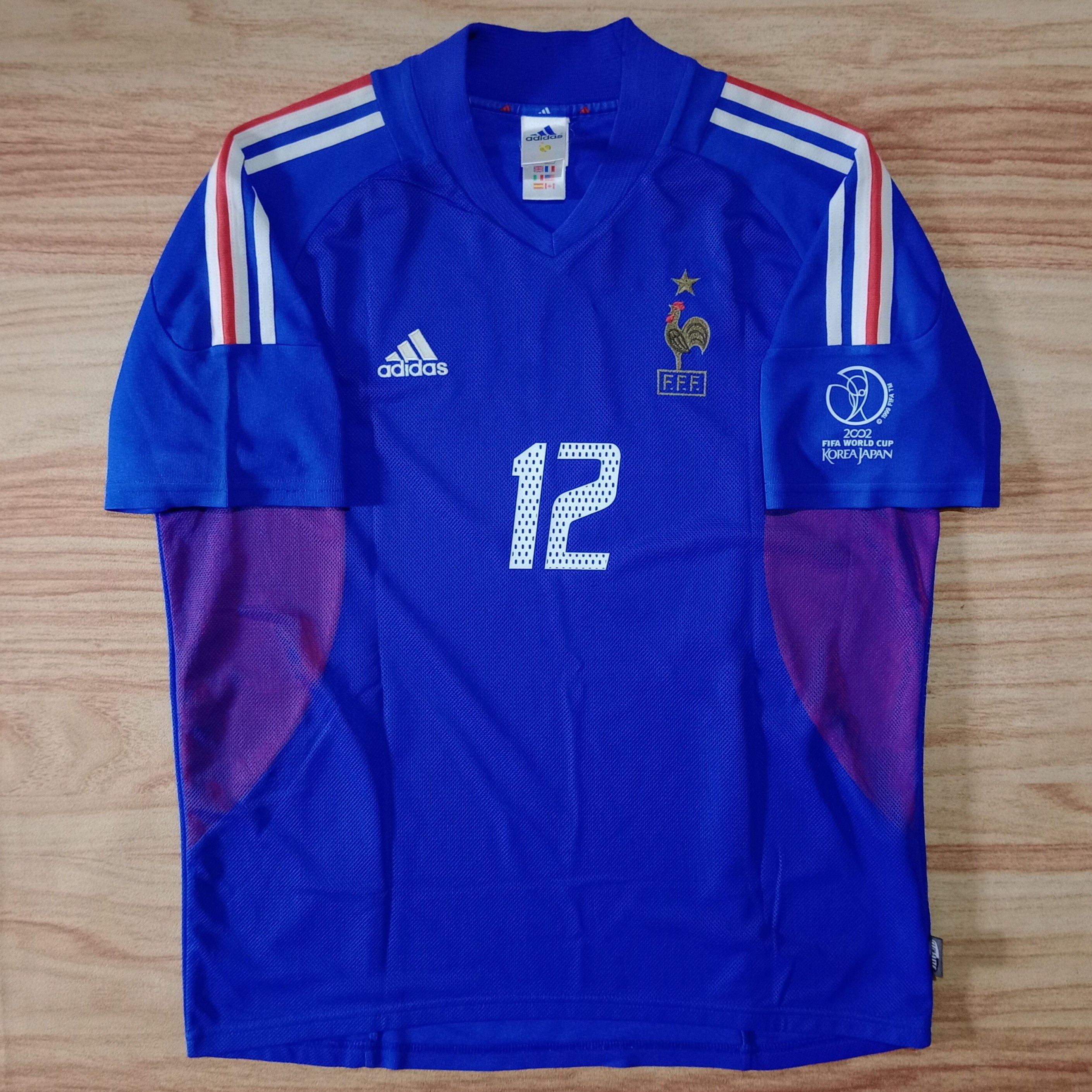 Adidas France World Cup 2002 Home Jersey Thierry Henry 12 | Grailed