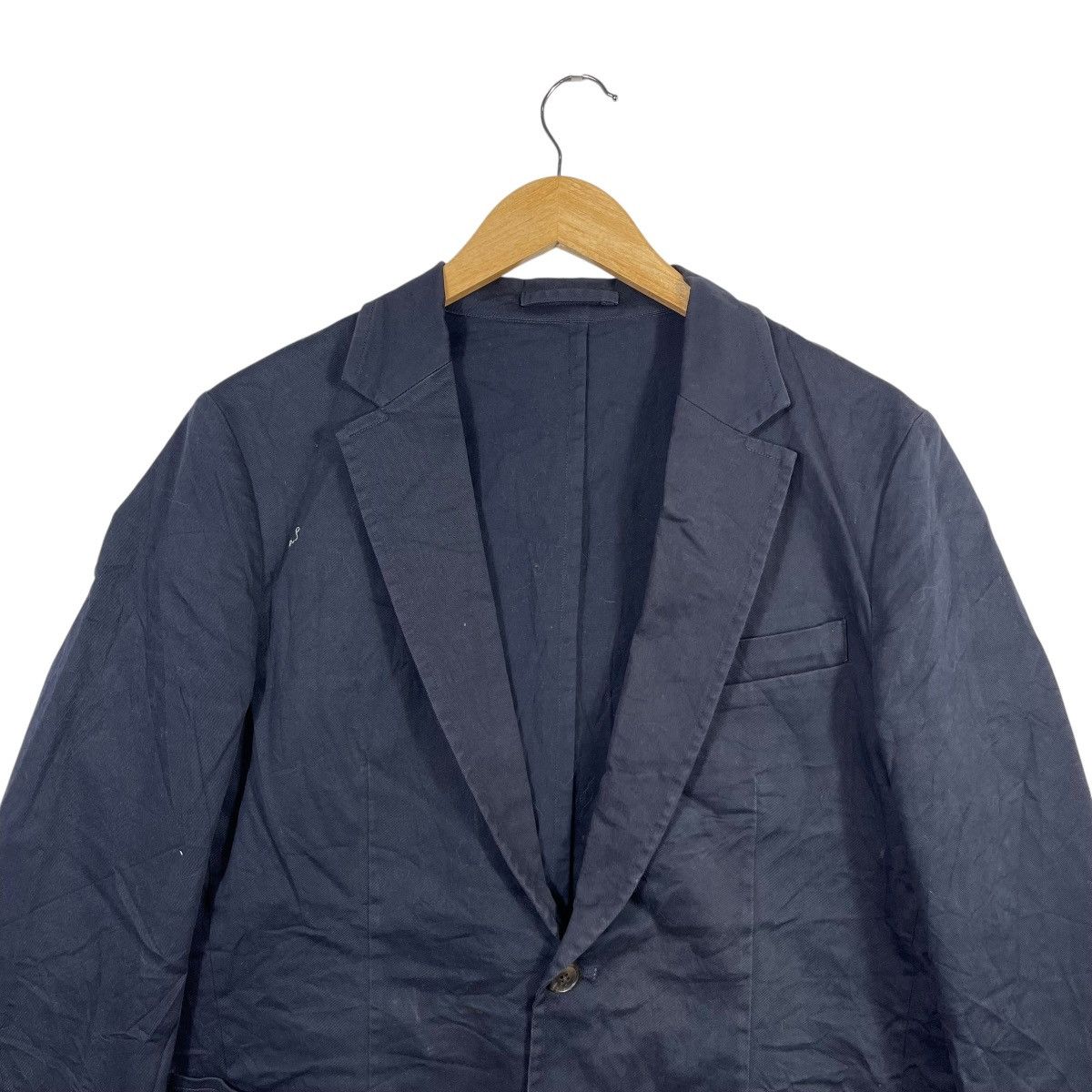 Beams Plus BEAMS HEART Navy Tailored Cotton Blazer Size 46 Size US XL / EU 56 / 4 - 2 Thumbnail