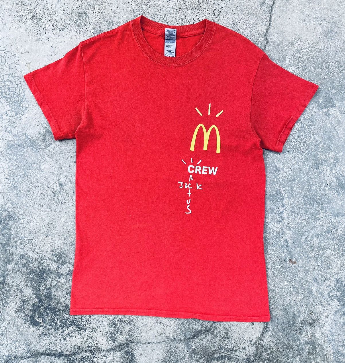 Rap Tees × Streetwear × Travis Scott Travis Scott Mc Donald Crew 