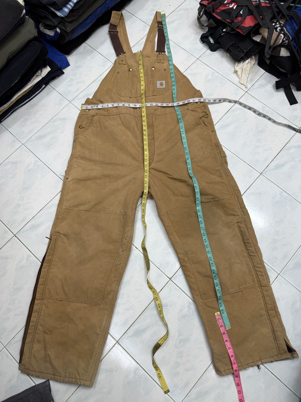 Carhartt 🔥🔥🔥ARCHIVE VINTAGE CARHARTT JUMPSUIT/OVERALL SIZE XL Size US 44 / EU 60 - 13 Thumbnail