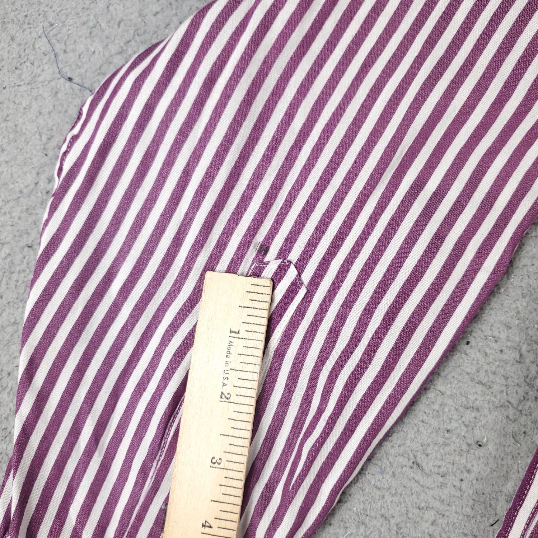 Tommy Hilfiger Tommy Hilfiger Dress Shirt Mens 17 Purple Striped Long Sleeve Button Up Casual Workwear Size US XL / EU 56 / 4 - 5 Thumbnail