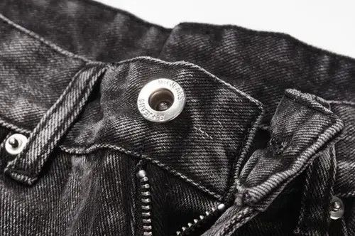 Jean Men Distress Punk Jeans Size US 31 - 6 Thumbnail