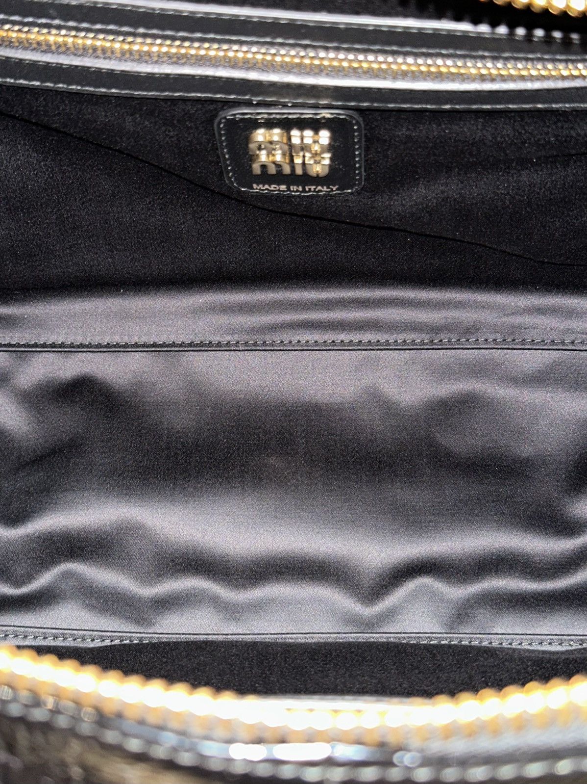 Miu Miu MIU MIU Beau Naplak Patent Leather Bag Size ONE SIZE - 8 Thumbnail