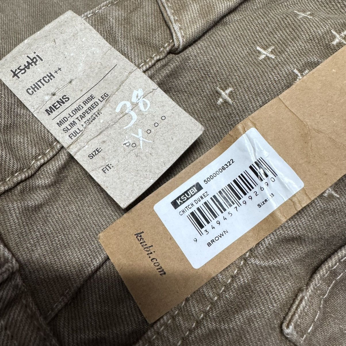 Ksubi BNWT Ksubi Chitch Dunez Brown Denim Jeans Size US 38 / EU 54 - 21 Thumbnail
