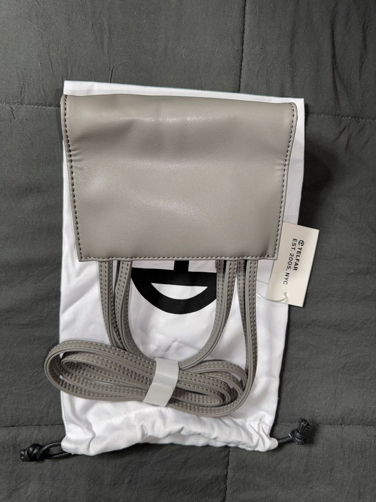 Telfar Telfar Small Grey Shopping Bag | Grailed