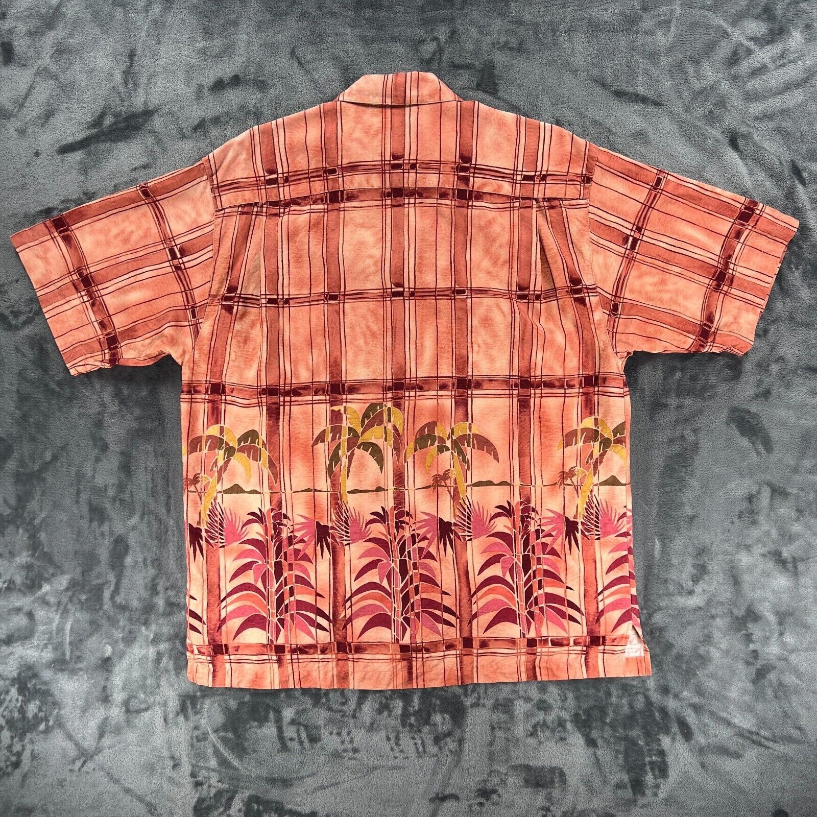 Tommy Bahama Tommy Bahama Men M Silk Linen Palm Trees Beach Summer Night Size US M / EU 48-50 / 2 - 2 Thumbnail