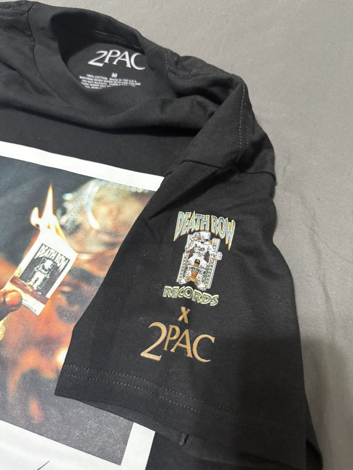 Death Row Records 2 PAC X DEATH ROW RECORDS TEE Size US M / EU 48-50 / 2 - 4 Thumbnail