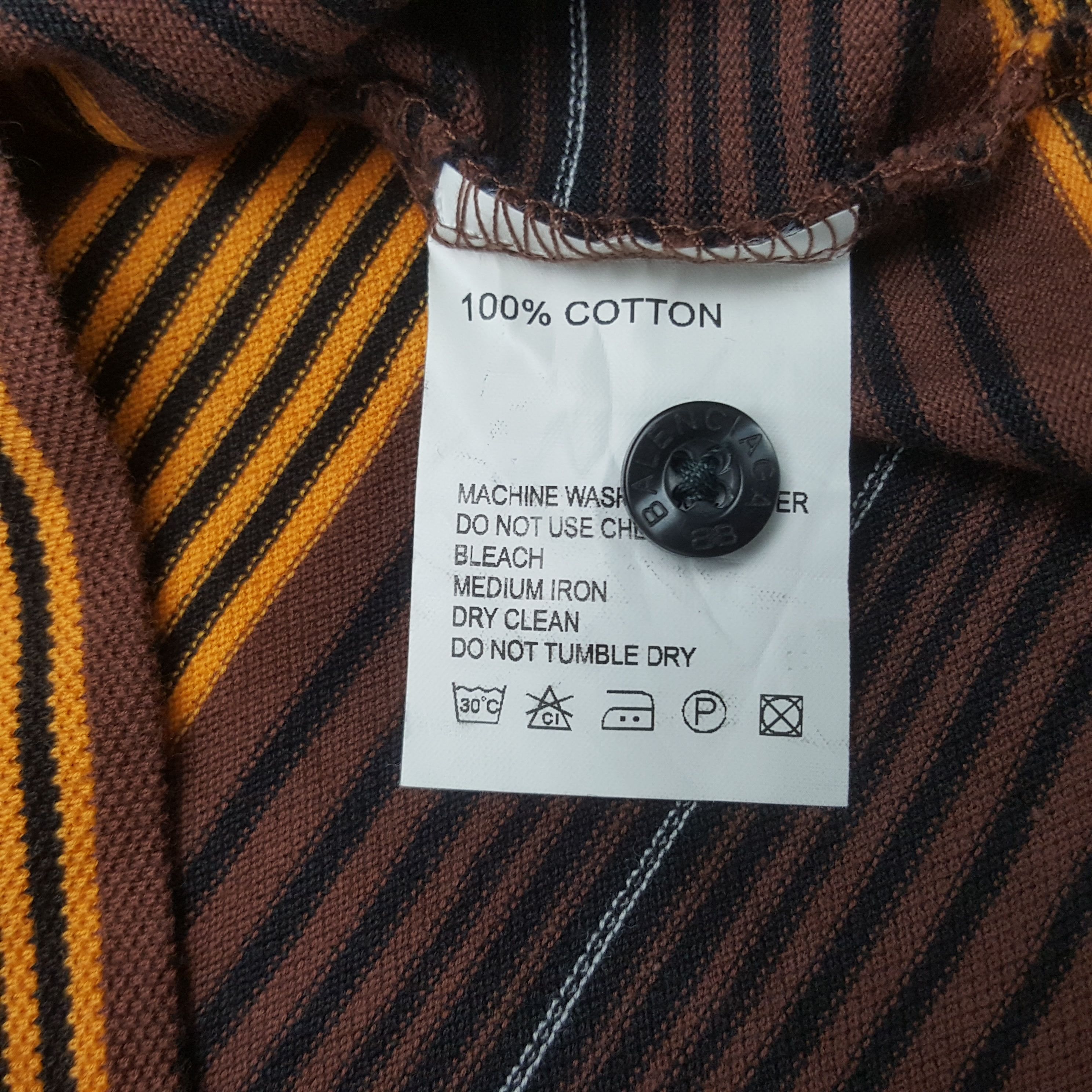 Japanese Brand × Vintage Vintage Balenciaga Polos Shirt Size US L / EU 52-54 / 3 - 6 Thumbnail