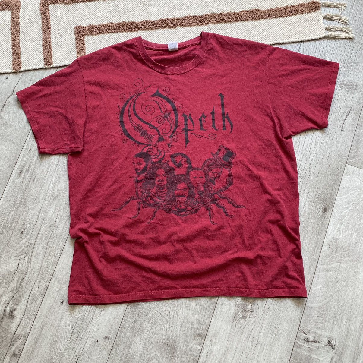 Band Tees × Vintage OPETH Y2K METAL BAND CRAZY PRINT T SHIRT Size US XL / EU 56 / 4 - 1 Thumbnail
