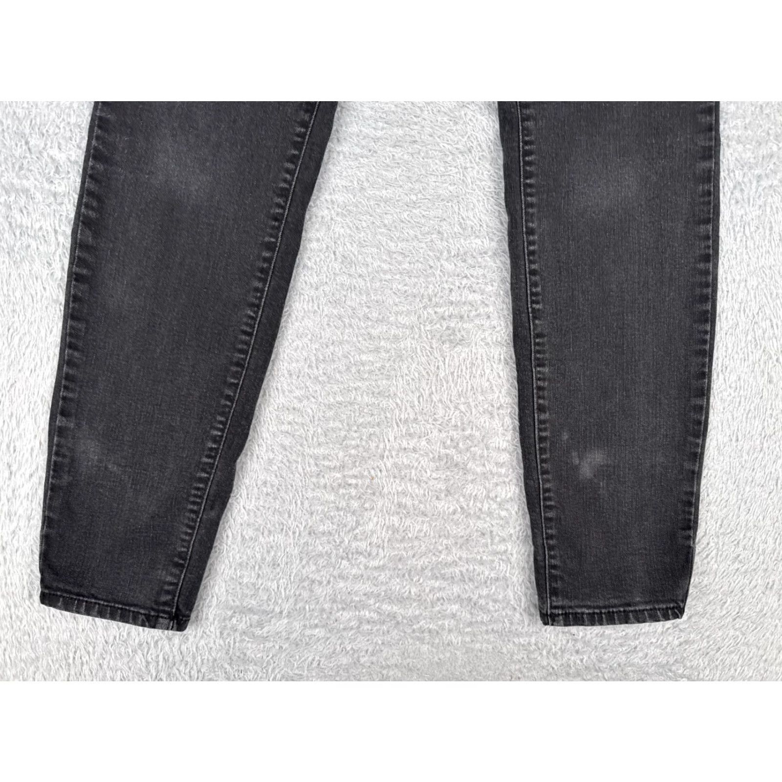 Vintage SO Jeans Womens Jeans Skinny Black Denim 30x29 Juniors Adult Regular 30 Black Embroidered 9 2000s Cowboy Southwestern Designer Mens Womens Girls Boys Size 30" / US 8 / IT 44 - 2 Thumbnail