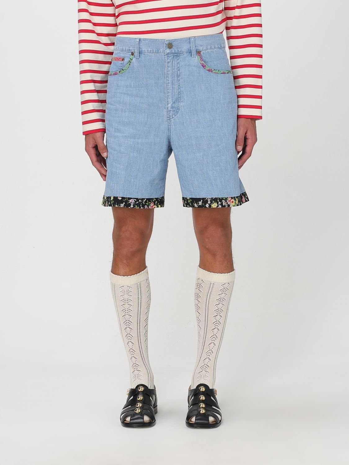 Valentino Valentino Short Men Denim Size US 31 - 1 Thumbnail