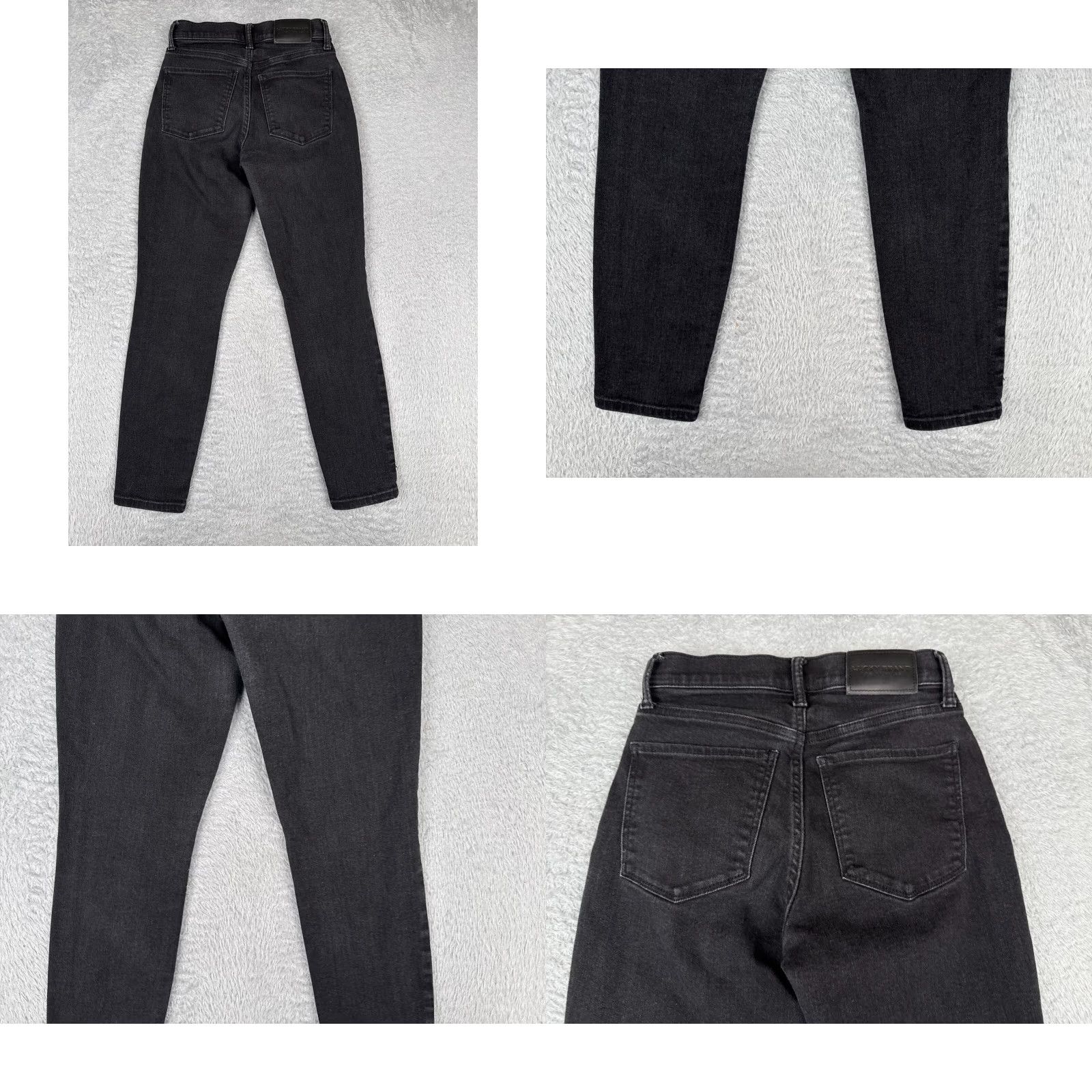 Lucky Brand Lucky Brand Jeans Women 4 Black Denim Bridgette Skinny Cotton Blend High 25x25 Women Size 27" / US 4 / IT 40 - 10 Thumbnail
