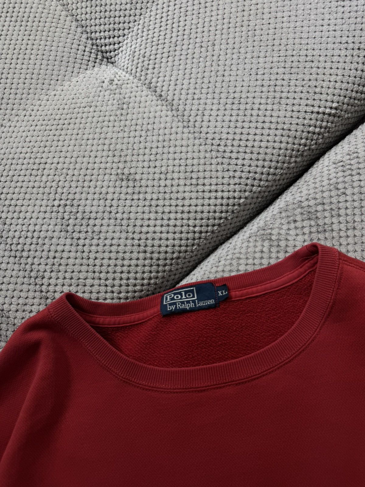 Polo Ralph Lauren × Ralph Lauren × Vintage Polo Ralph Lauren Vintage Red Sweatshirt Size US XL / EU 56 / 4 - 8 Thumbnail