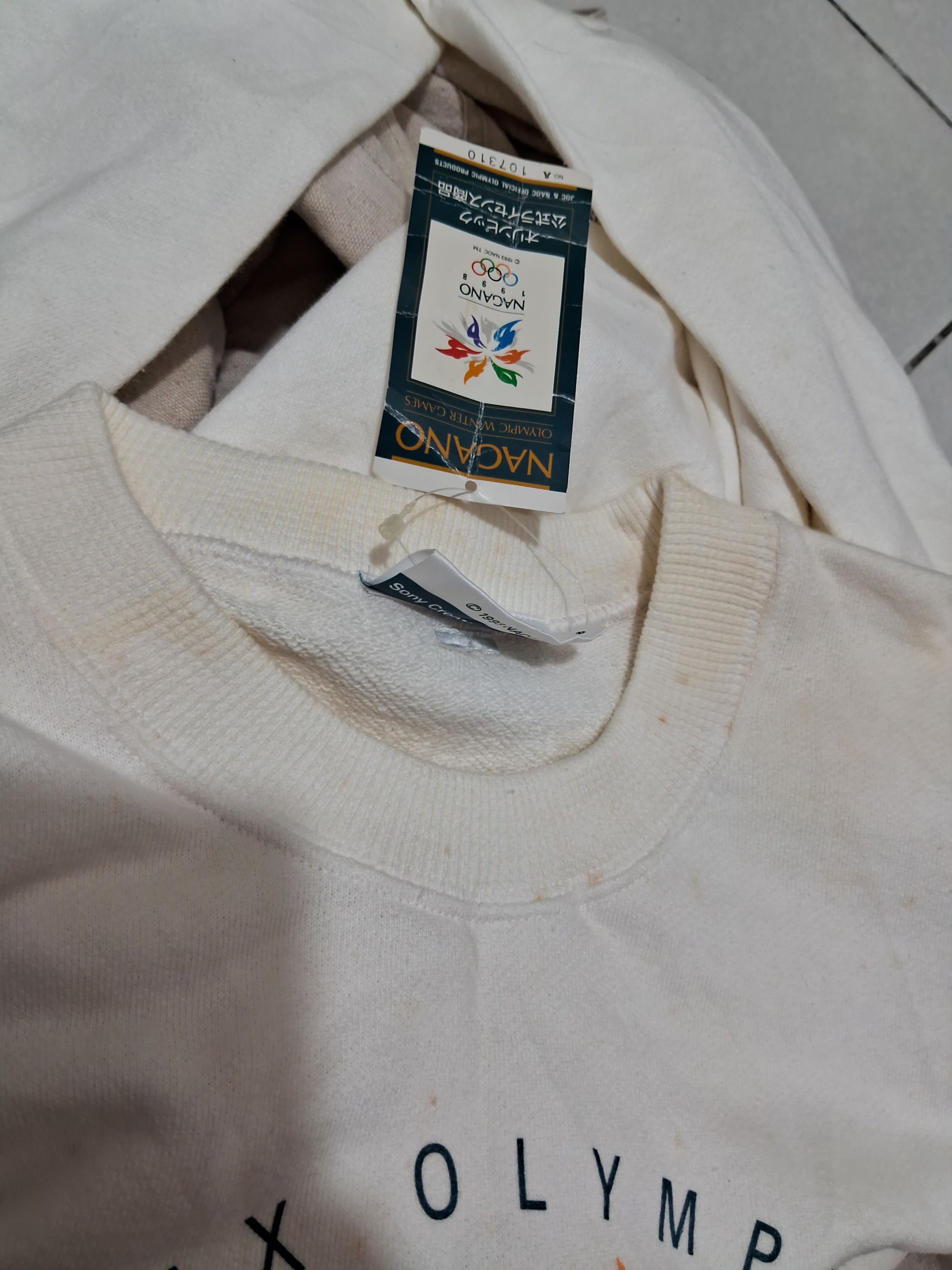Vintage Olympic nagano sweatshirt Size US L / EU 52-54 / 3 - 3 Thumbnail