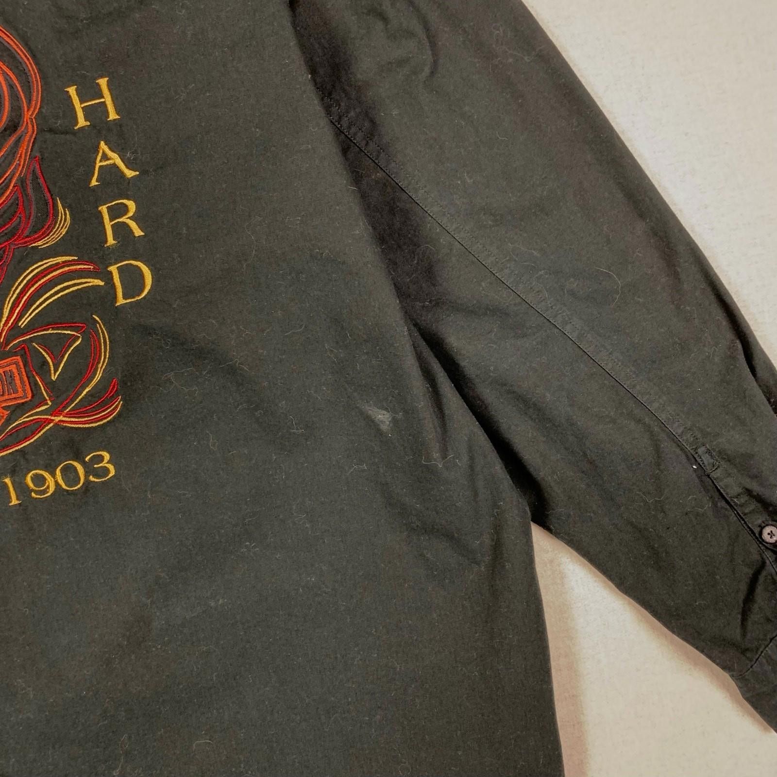 Harley Davidson Harley Davidson Ride Hard Eagle Button Down Shirt 2XL Y2K Size US XXL / EU 58 / 5 - 7 Thumbnail
