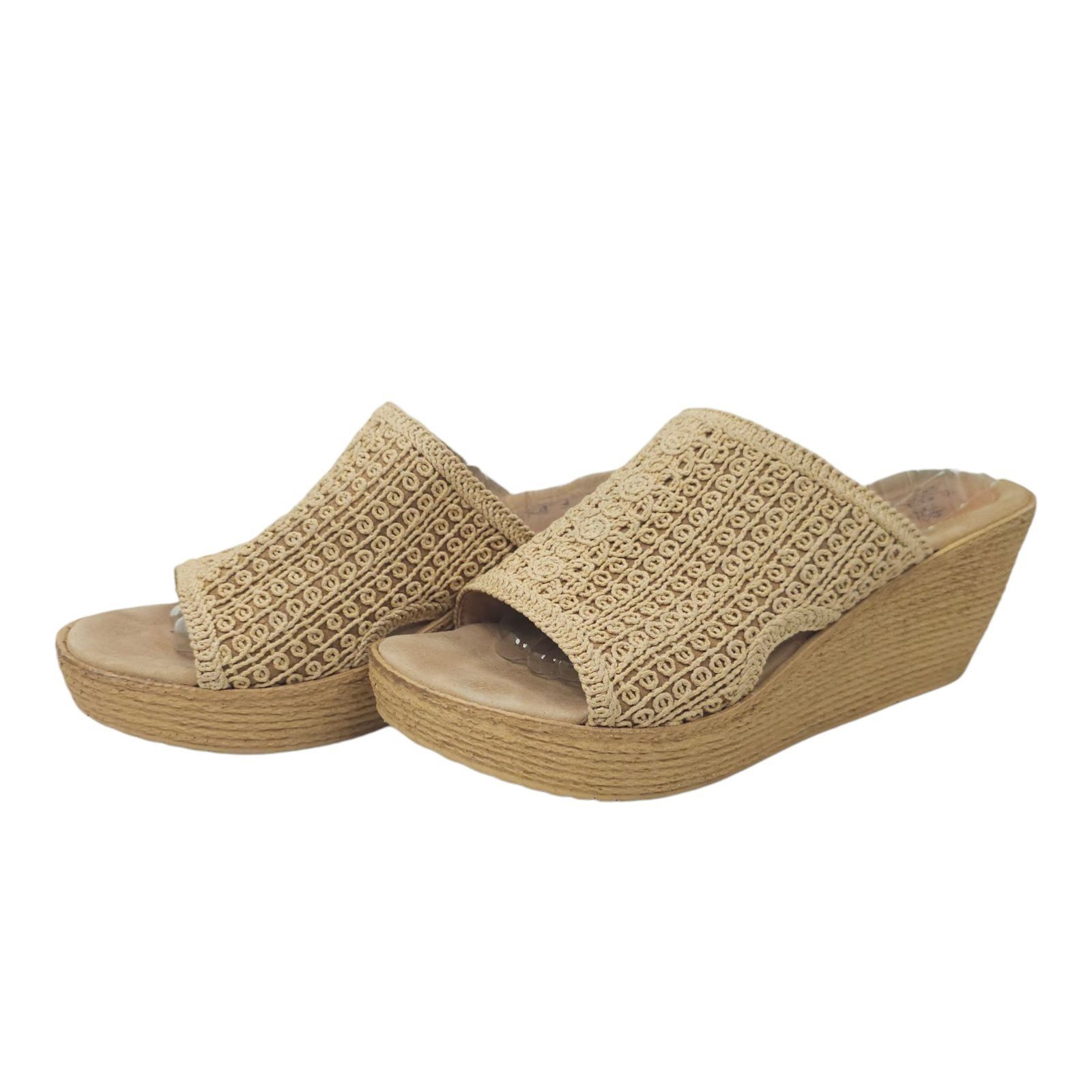 Other Sbicca Platform Wedge Slide Sandal 10 Espadrille Casual Slip Size US 10 / IT 40 - 1 Thumbnail