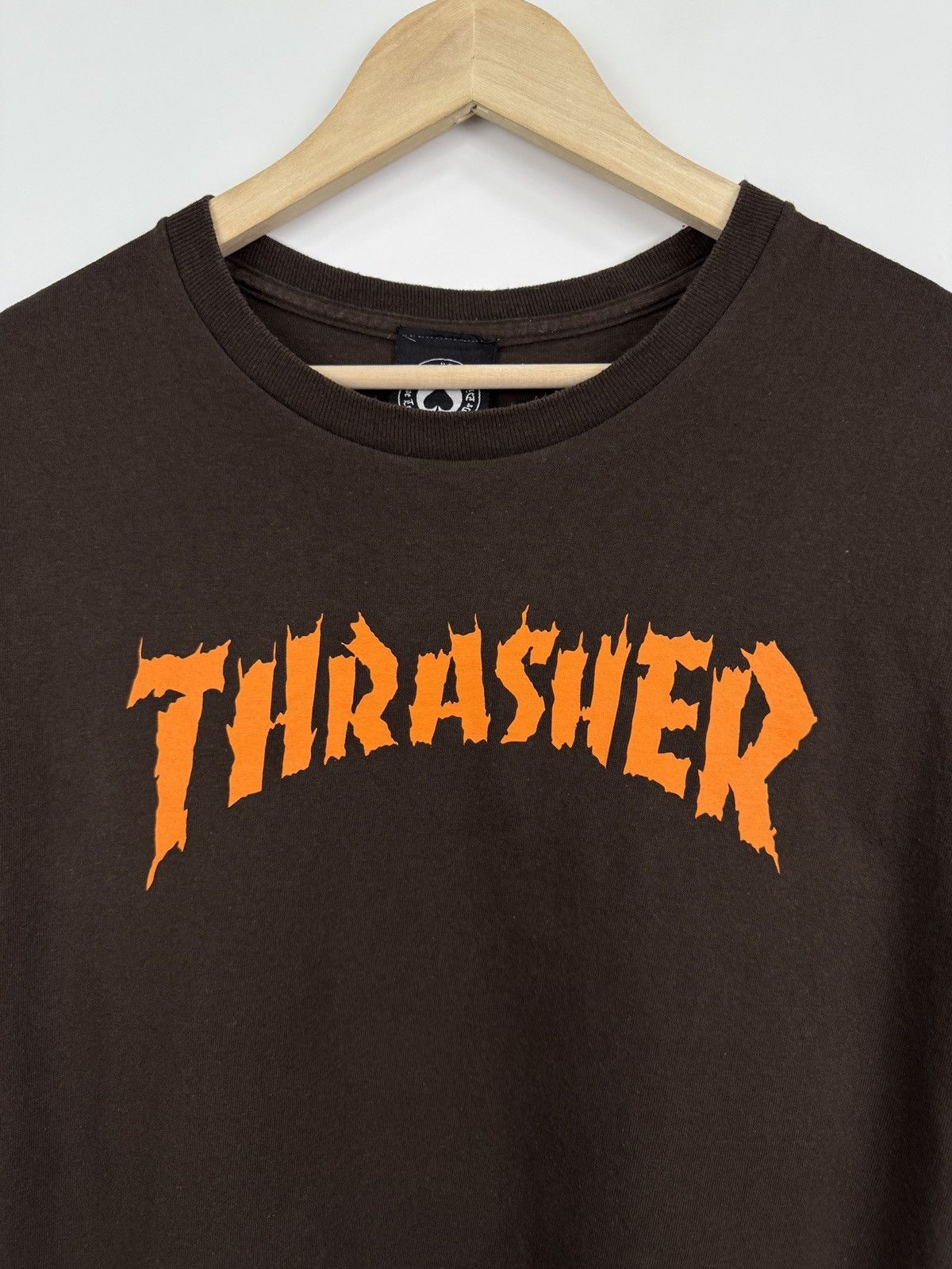Thrasher 🛹🇺🇸 Y2K Thrasher Burn It Down T-Shirt Rare Retro Hype Size US XL / EU 56 / 4 - 8 Thumbnail