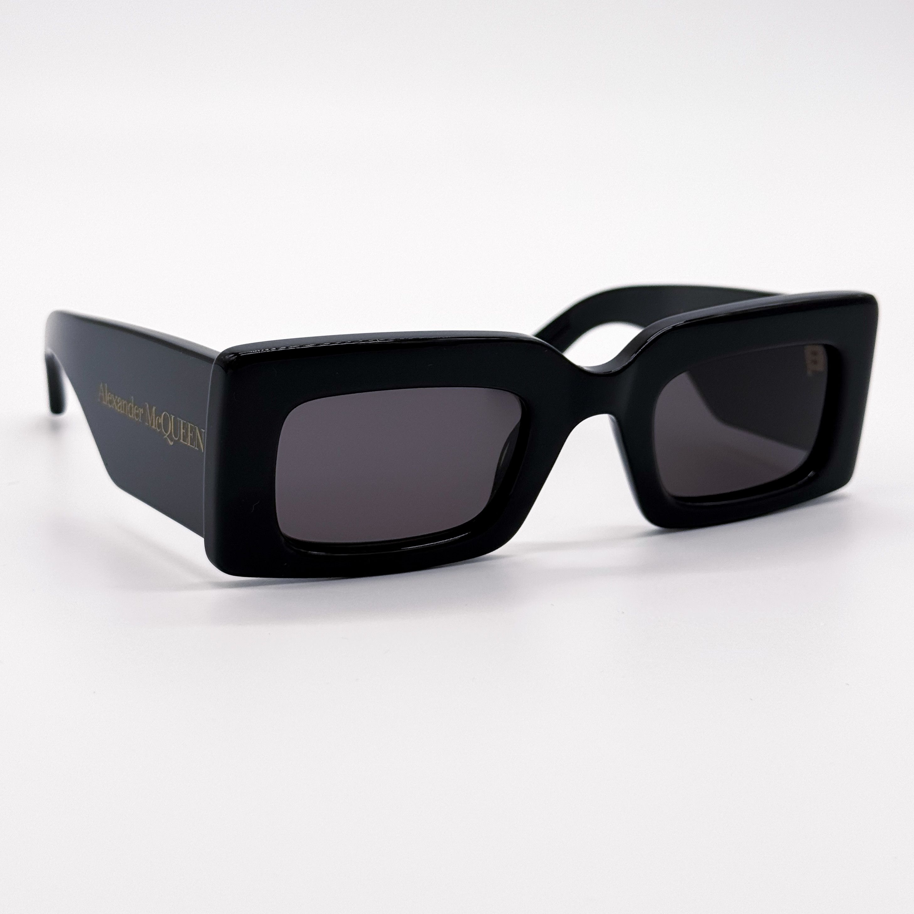 Alexander McQueen NEW ALEXANDER MCQUEEN SUNGLASSES WOMEN SQUARE AM0433S 001 Size ONE SIZE - 4 Thumbnail