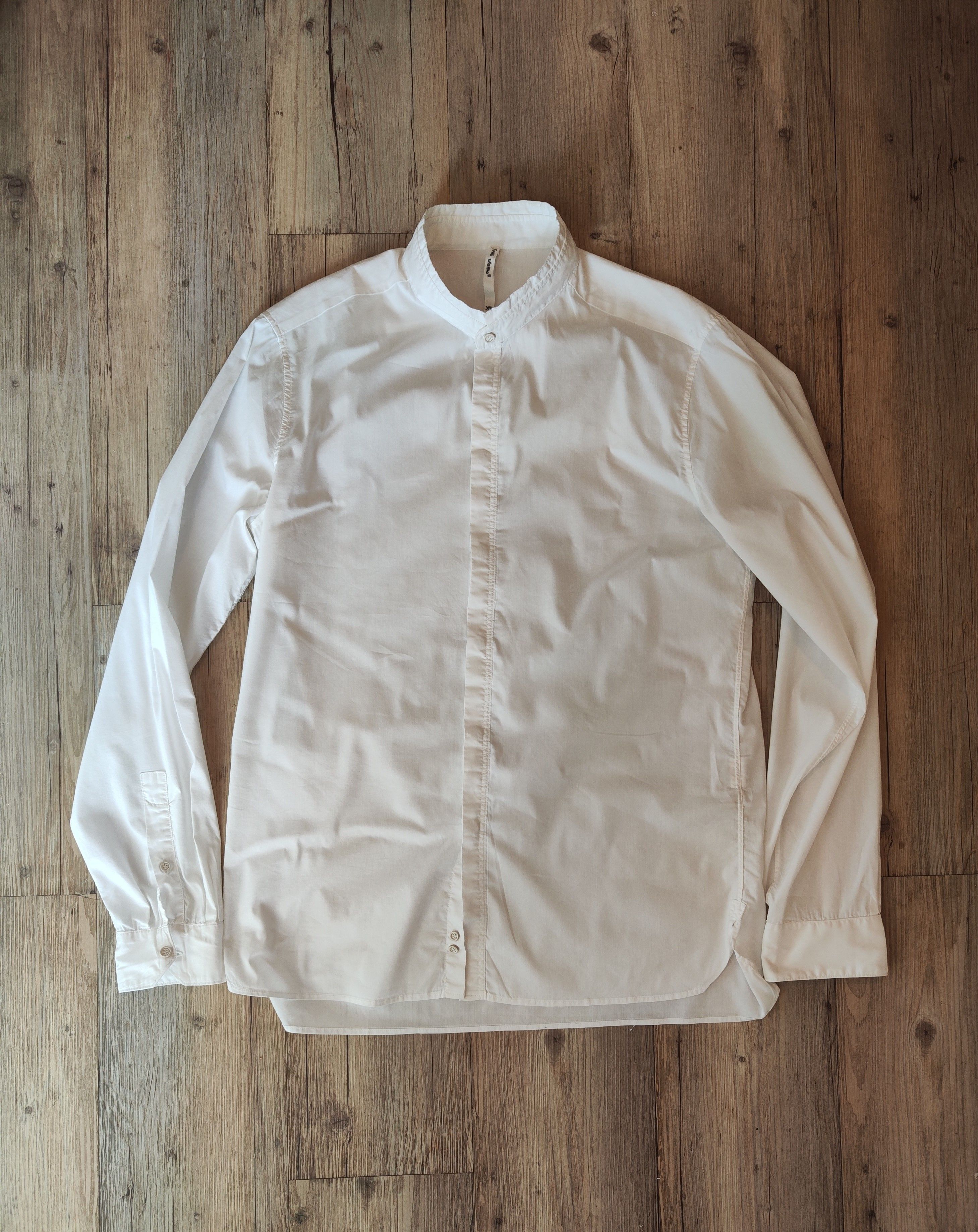 Transit Uomo Stand-up collar shirt.Like Yohji Yamamoto or Elena Dawson Size US XL / EU 56 / 4 - 1 Thumbnail