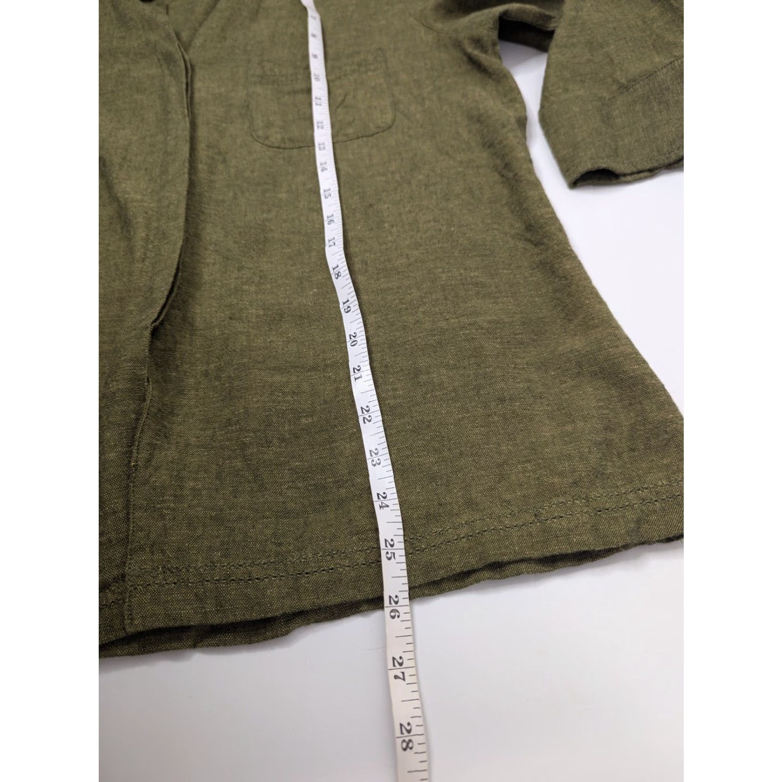 Vintage Koret Womens Blouse Linen Blend Floral Embroidered 3/4 Sleeve Size L Green Vintage Size L / US 10 / IT 46 - 6 Thumbnail