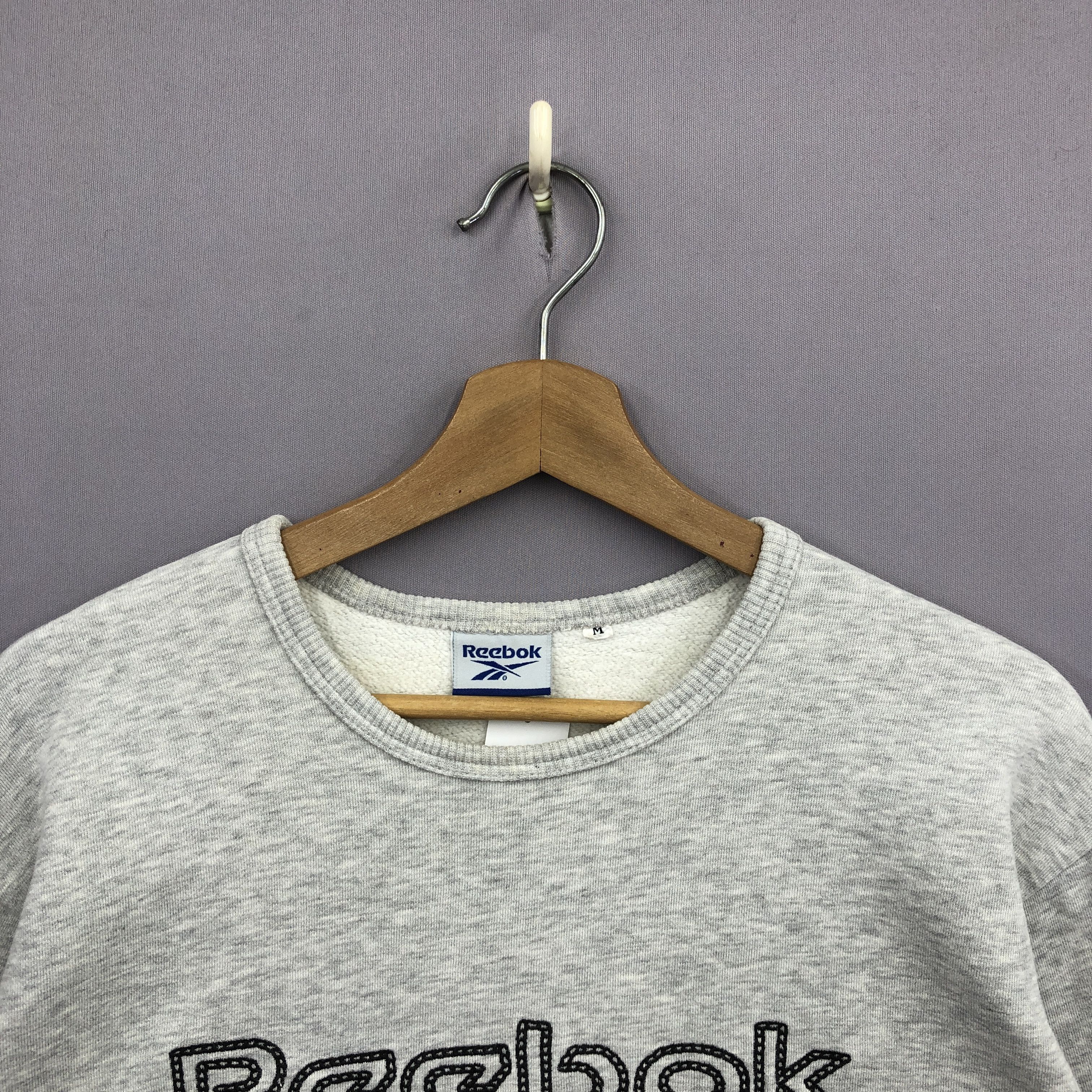 Reebok × Vintage Vintage Reebok Sweater Big Logo Sweatshirt Jumper Size US M / EU 48-50 / 2 - 3 Thumbnail