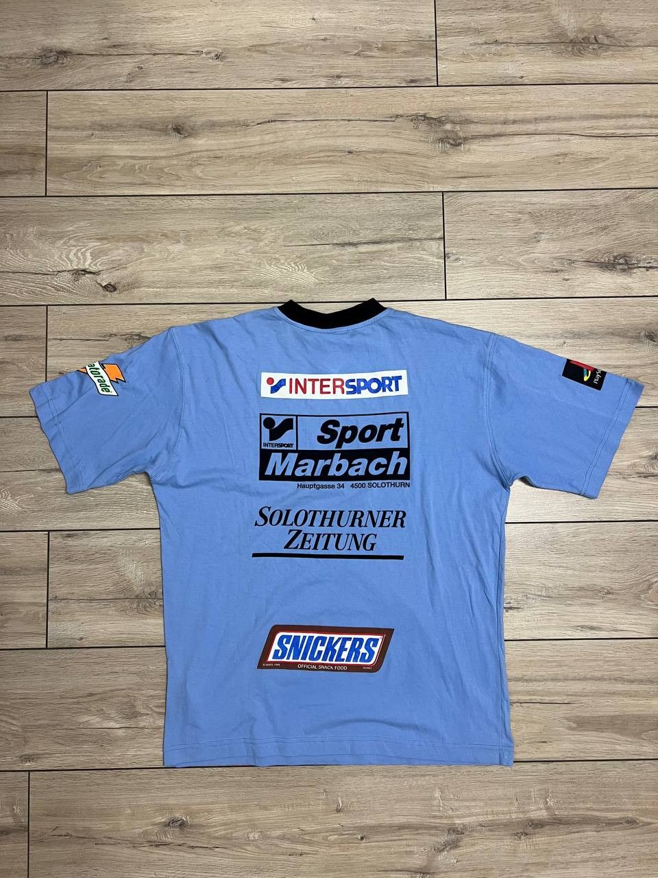 Puma Puma Vintage Street Soccer T-shirt Blue sz L Credit Suisse Size US L / EU 52-54 / 3 - 4 Thumbnail