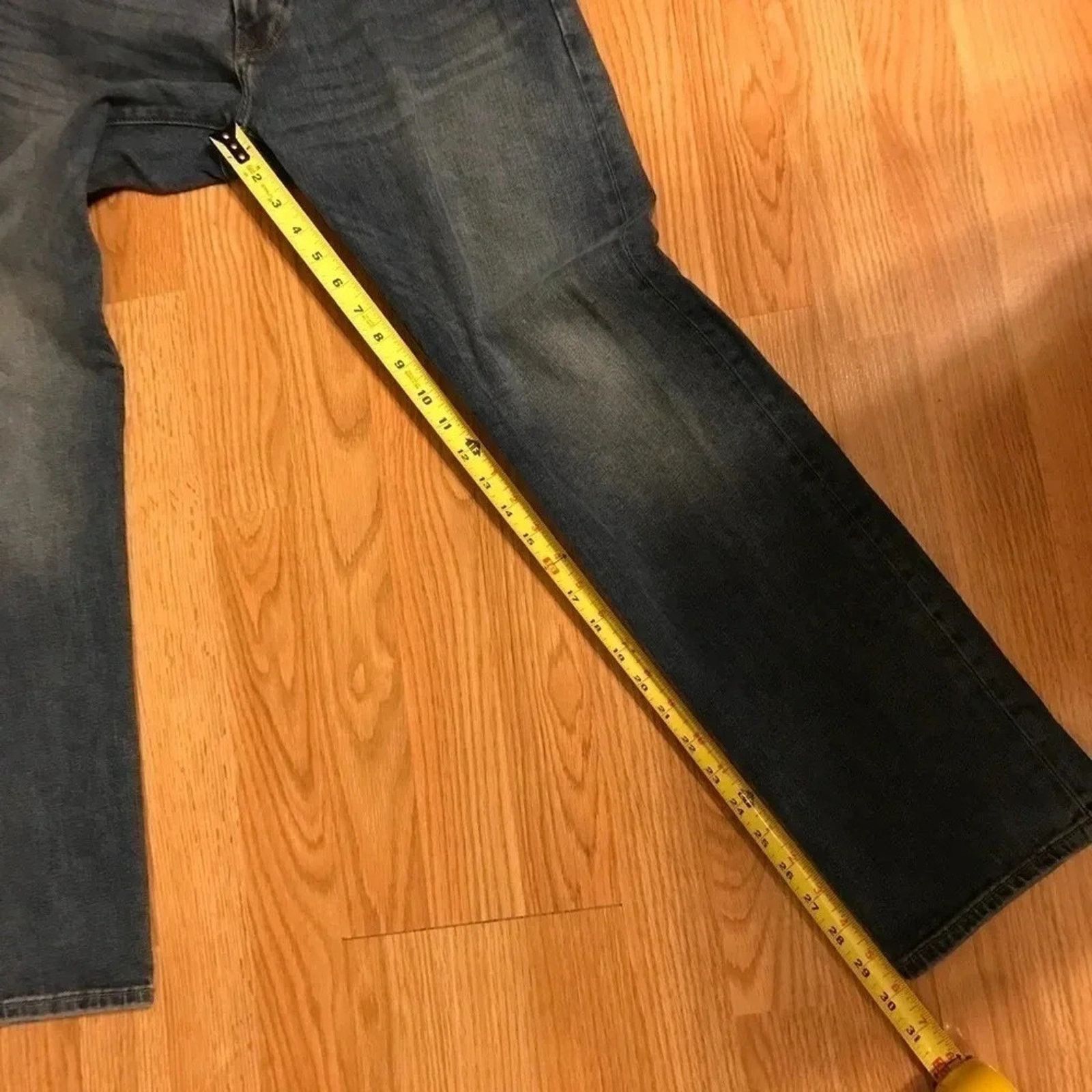 Gap GAP 1969 Straight Leg Blue Denim Jeans 28x30 size Size US 28 / EU 44 - 9 Thumbnail