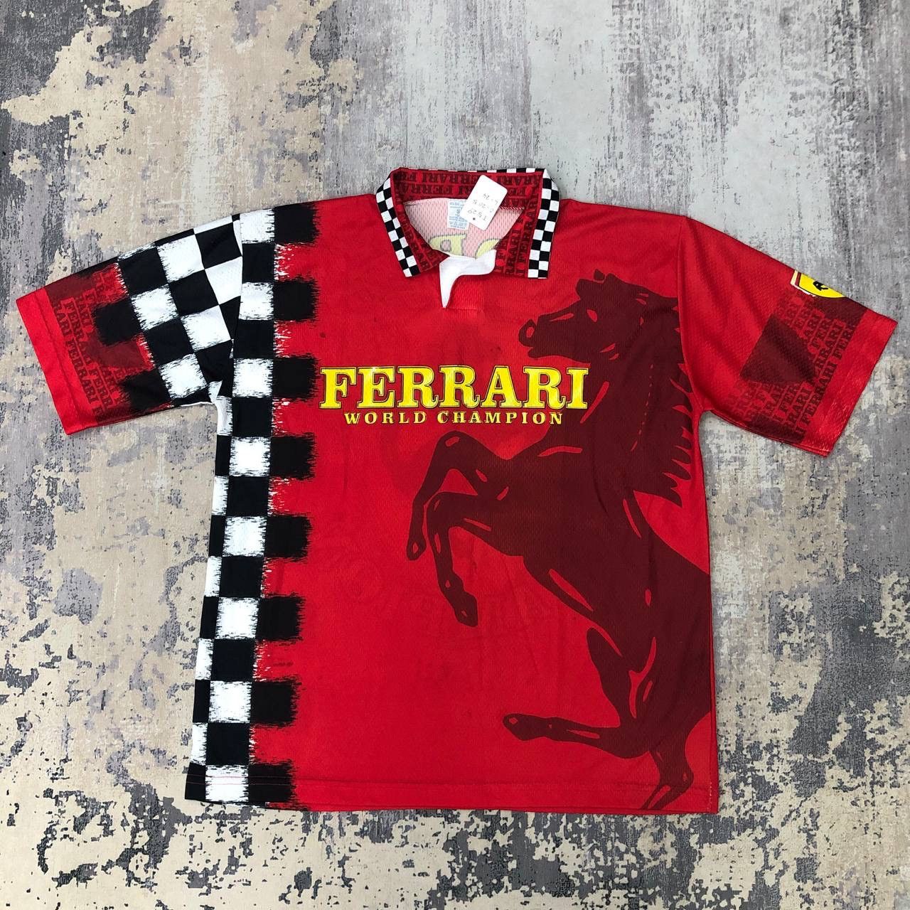Ferrari × Vintage T529. VTG FERRARI MADE IN ITALY JERSEY Size US S / EU 44-46 / 1 - 2 Thumbnail