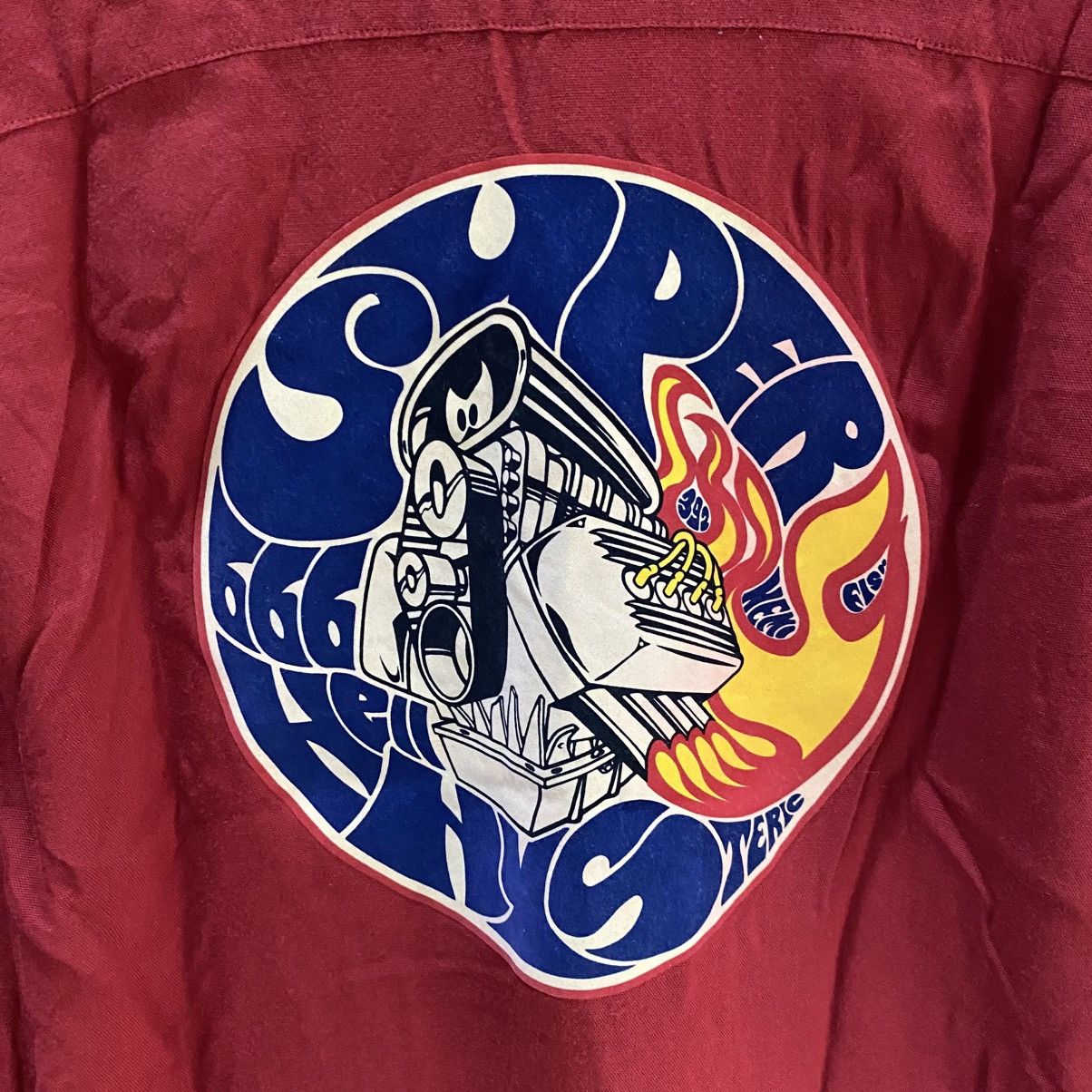 Hysteric Glamour Hysteric Glamour Super Hys Rayon Red Shirt Size US L / EU 52-54 / 3 - 5 Thumbnail