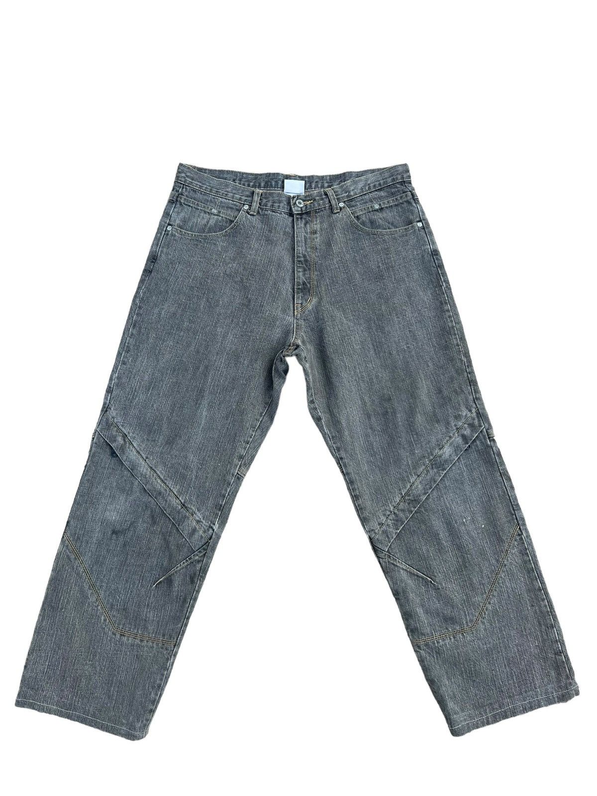 Japanese Brand × MasterPiece Vintage Masterpiece X Mad Hectic Multi Pocket Baggy Jeans Size US 36 / EU 52 - 1 Thumbnail