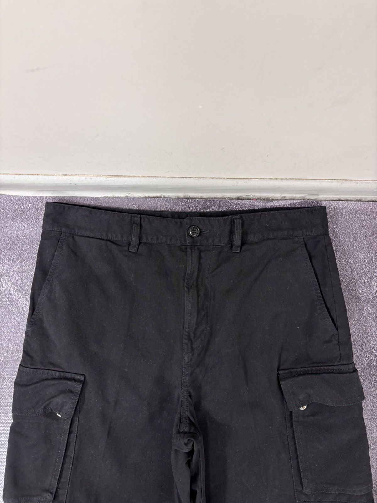 Diesel Diesel P-Cor NEW Men’s Black Utility Hype Cargo Shorts Size US 31 - 4 Thumbnail