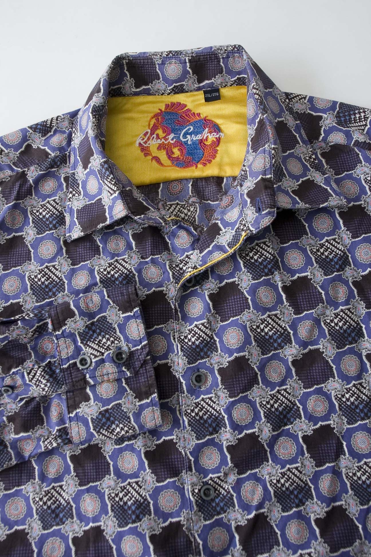Robert Graham Robert Graham Shirt Paisley Size 2XL Multicolor Size US XXL / EU 58 / 5 - 2 Thumbnail