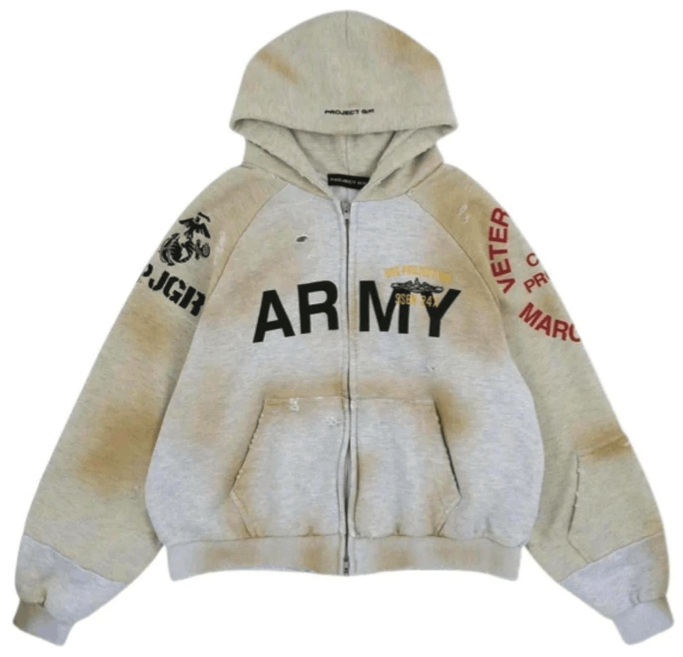 Japanese Brand × PROJECT G/R Project GR ARMY Zipup Hoodie | Grailed