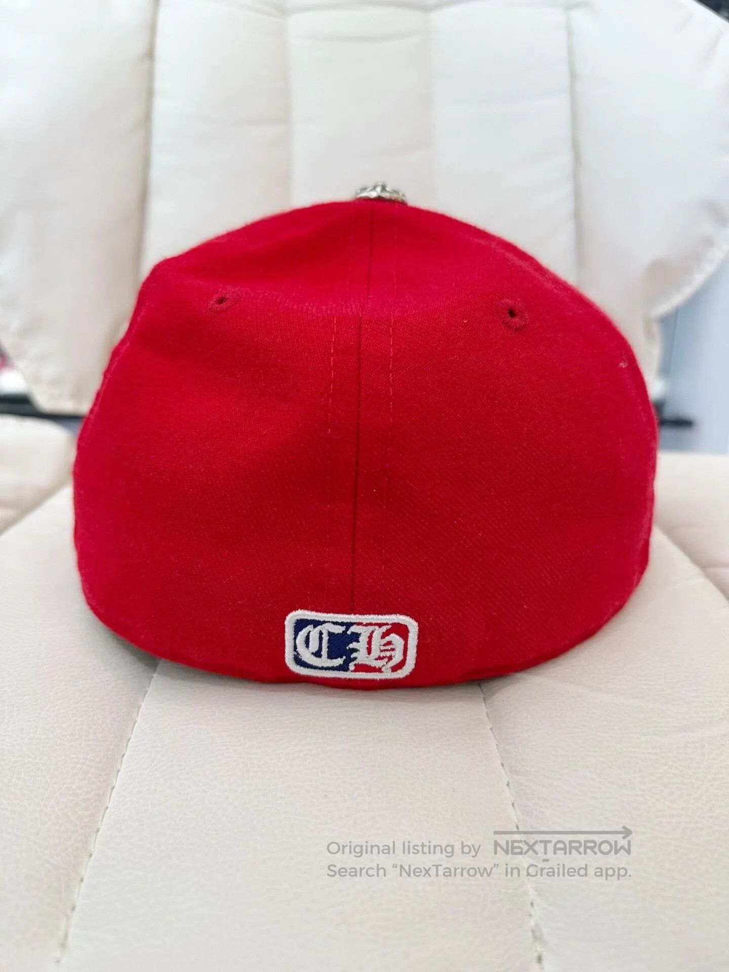 Chrome Hearts chrome hearts red heart embroidery baseball cap. Size ONE SIZE - 4 Thumbnail