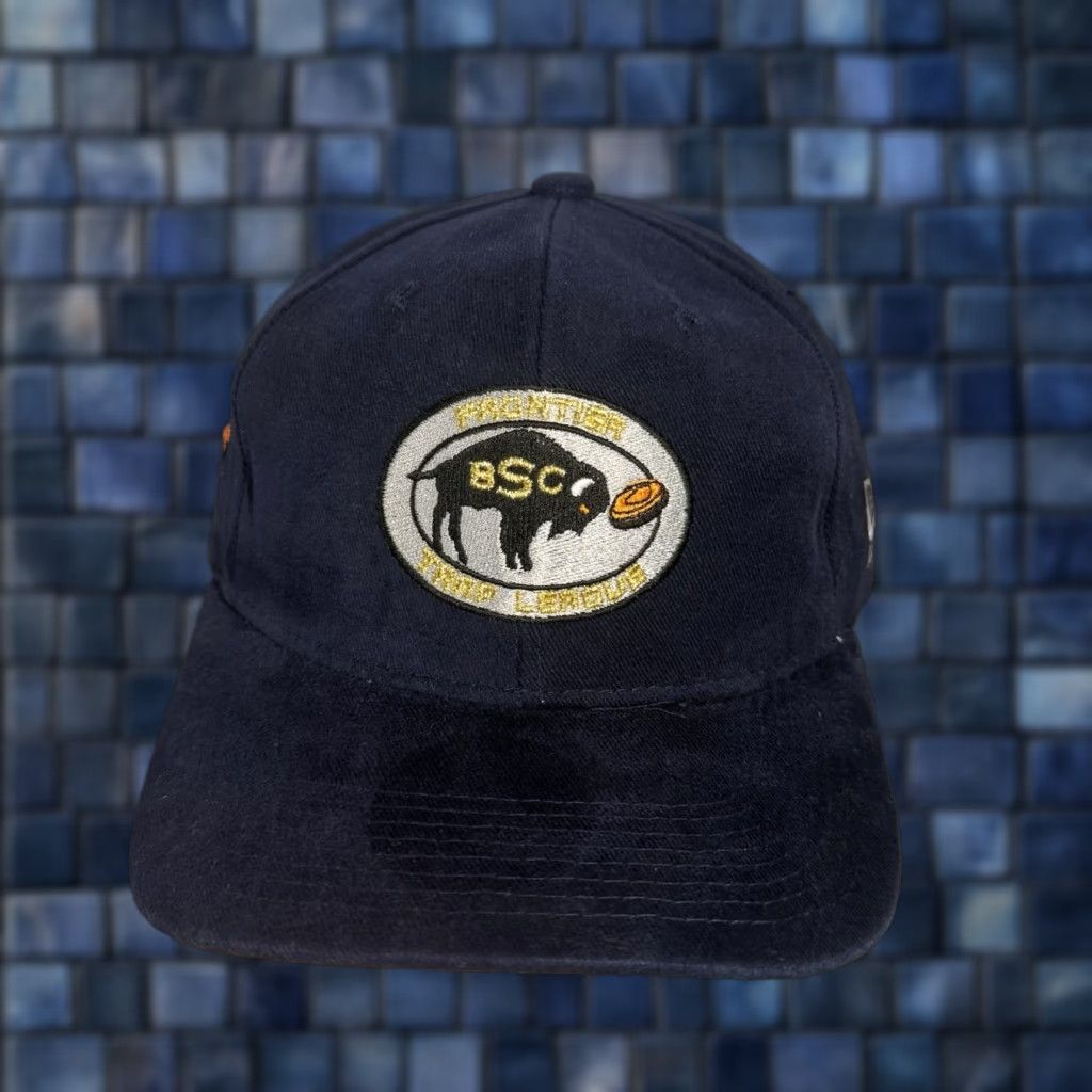 New Era VINTAGE Skeet Trap Clay Shooting Hat Navy Gold Trucker New Era Hunting Gun Cap Size ONE SIZE - 1 Thumbnail
