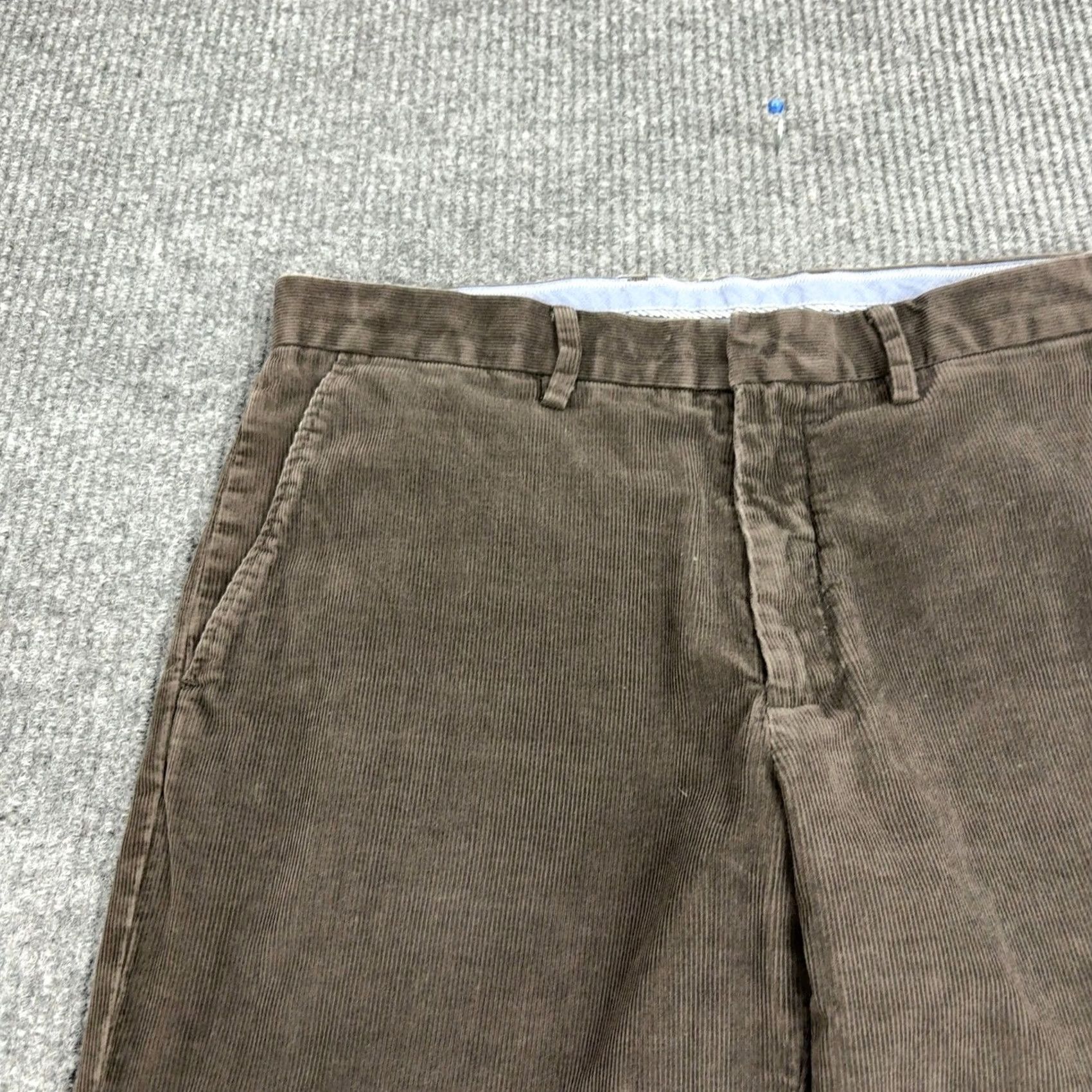 J.Crew J.Crew Pants Mens 33x32 Brown 100% Cotton Corduroy Classic Fit Preppy Casual Workwear Chino Pants Mens Brown Corduroy Classi Fits Size US 33 - 3 Thumbnail
