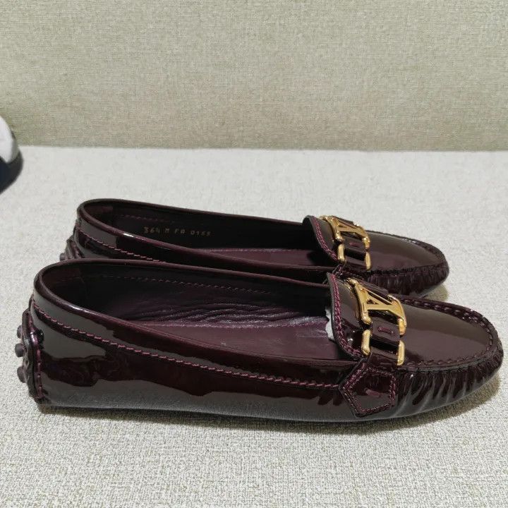 Other Louis Vuitton Brown Slip-On Leather Shoes -2508 Size US 6.5 / EU 39-40 - 6 Thumbnail
