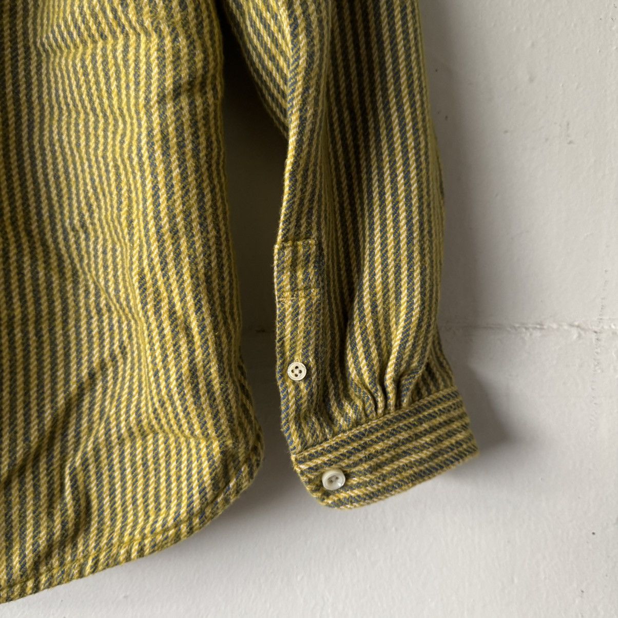 Japanese Brand AW14 Maillot Nel MAS-108 Stripe Button Shirt Size US S / EU 44-46 / 1 - 9 Thumbnail