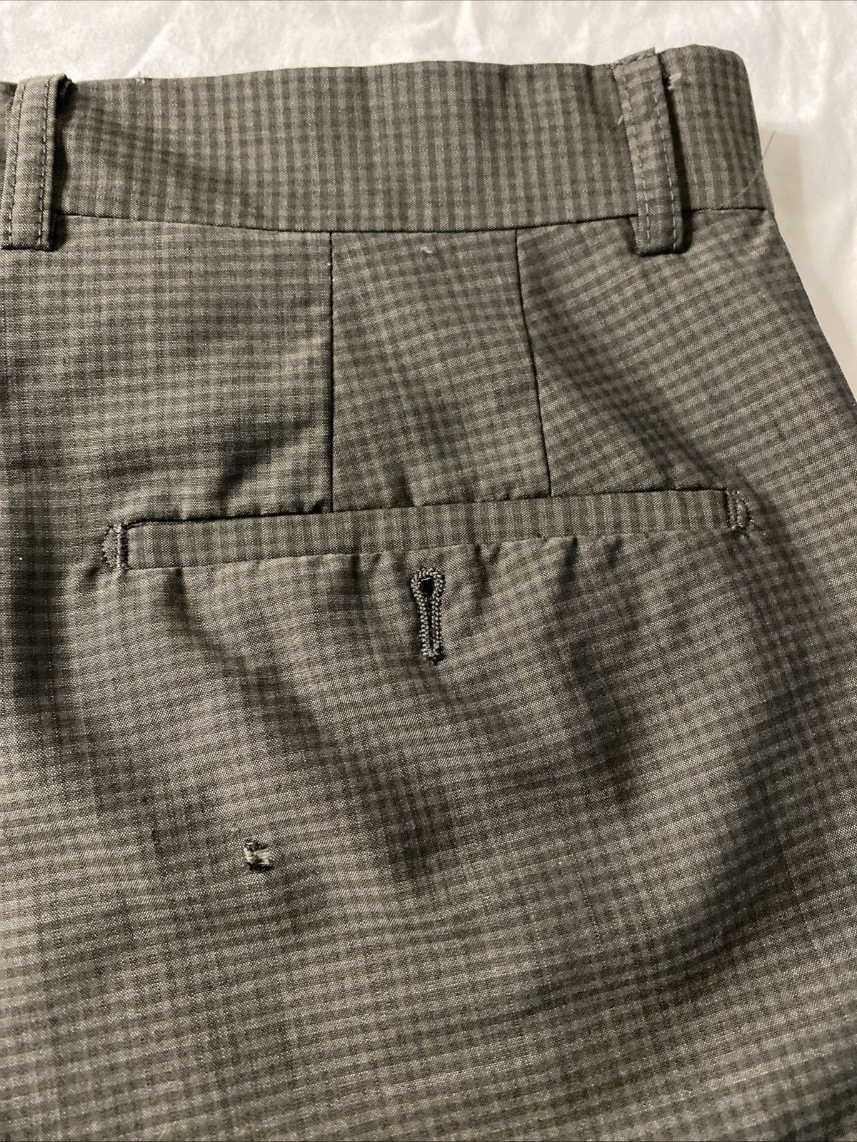 Luxe Zignone Linea Naturale Luxe Gray Mens Pants Sz 36 *DEFECT* Size US 36 / EU 52 - 5 Thumbnail