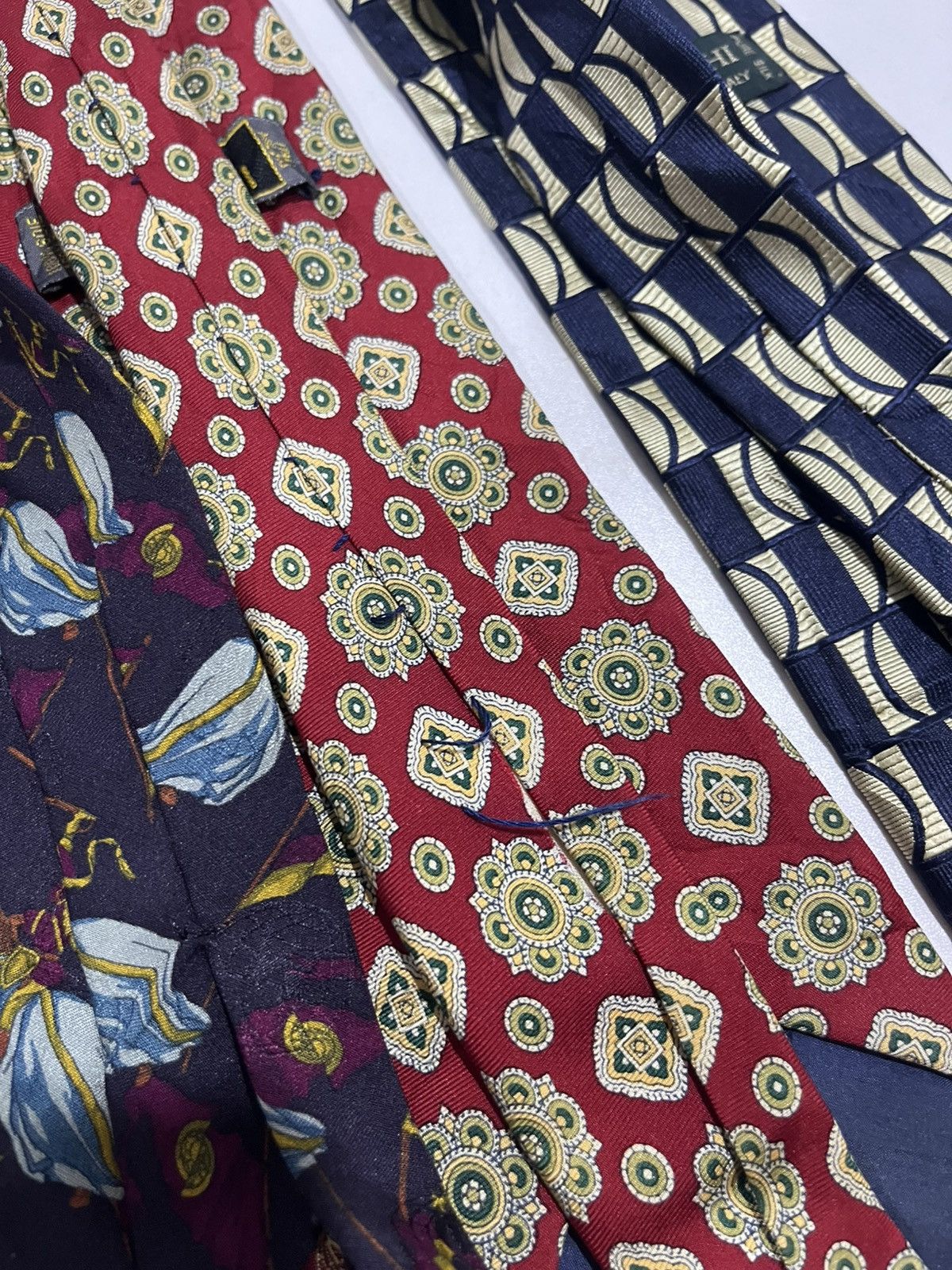 Alviero Martini Vintage Italian Silk Tie Set Alviero Martini Giovanni Vighi Size ONE SIZE - 11 Thumbnail