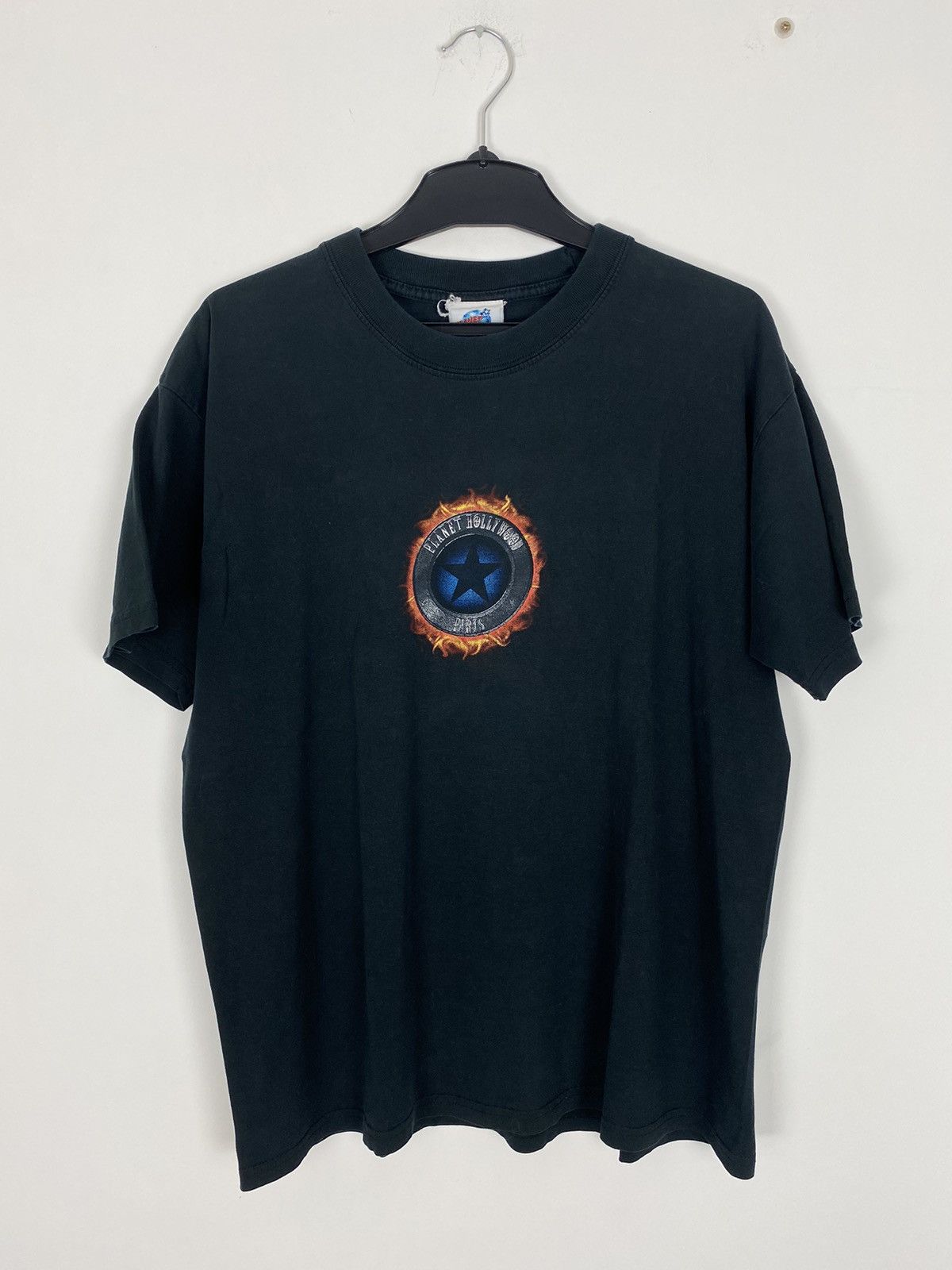 Planet Hollywood × Vintage Vintage 1998 Planet Hollywood Rider Tee Paris Center Logo Size US L / EU 52-54 / 3 - 2 Thumbnail