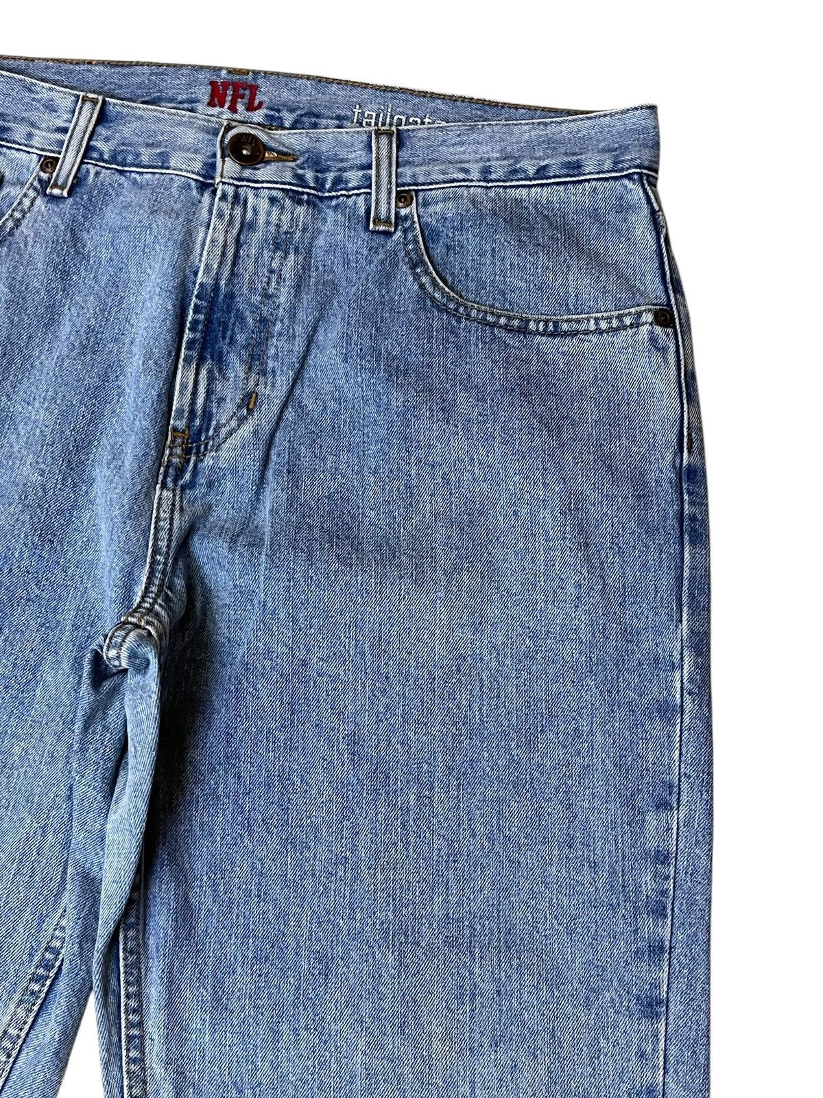 NFL GRAIL🔥NFL NEW YORK GIANTS TEAM TAILGATER RELAXED JEANS Size US 35 - 5 Thumbnail
