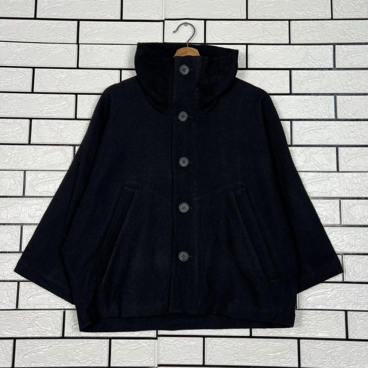 Japanese Brand FACTORY Made in Japan Stand Collar Wool Jacket #4117-C187 Size US S / EU 44-46 / 1 - 1 Thumbnail