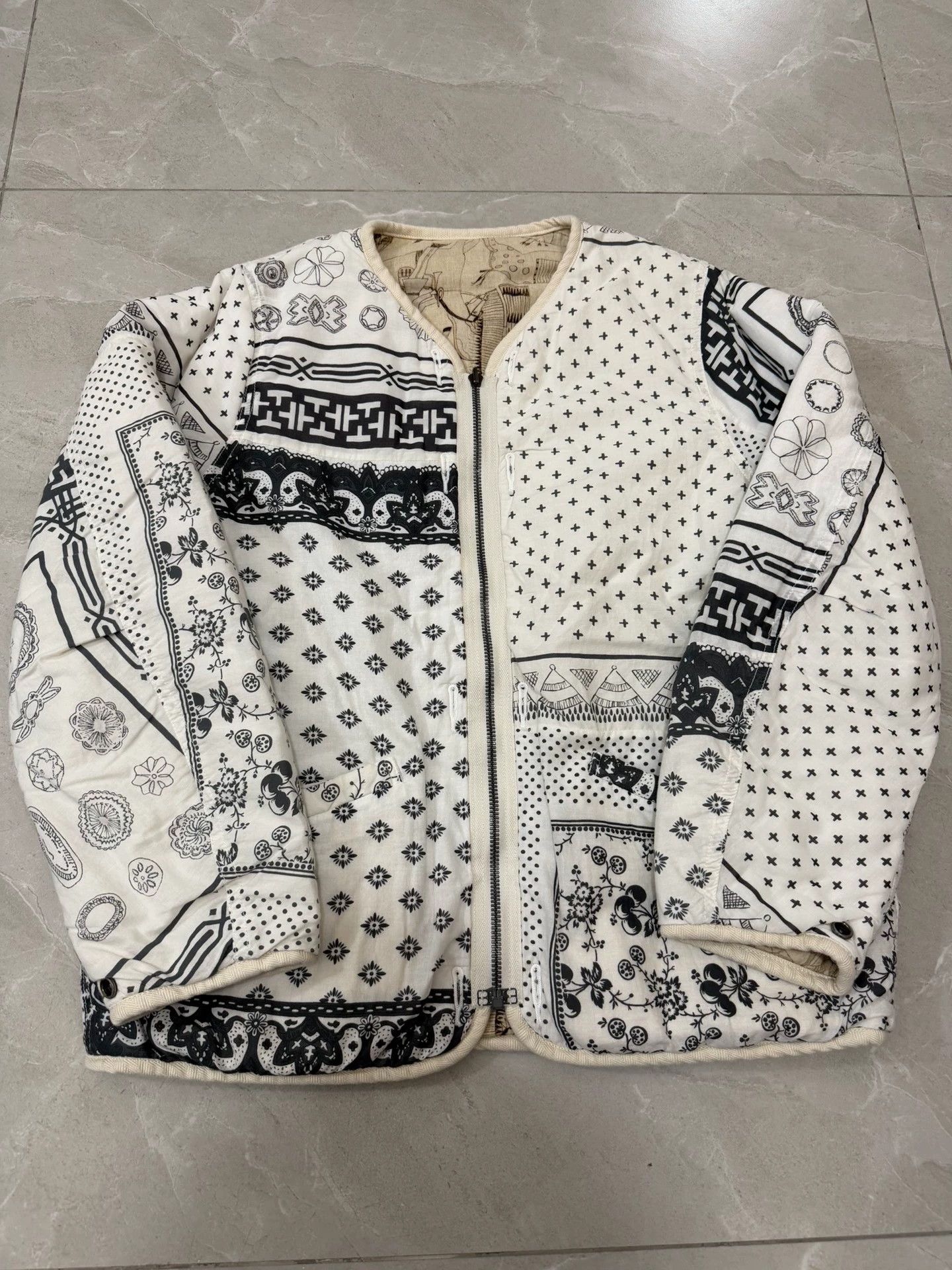 Visvim Visvim 19AW ICT Iris White Paisley Size 2 Size US M / EU 48-50 / 2 - 1 Thumbnail