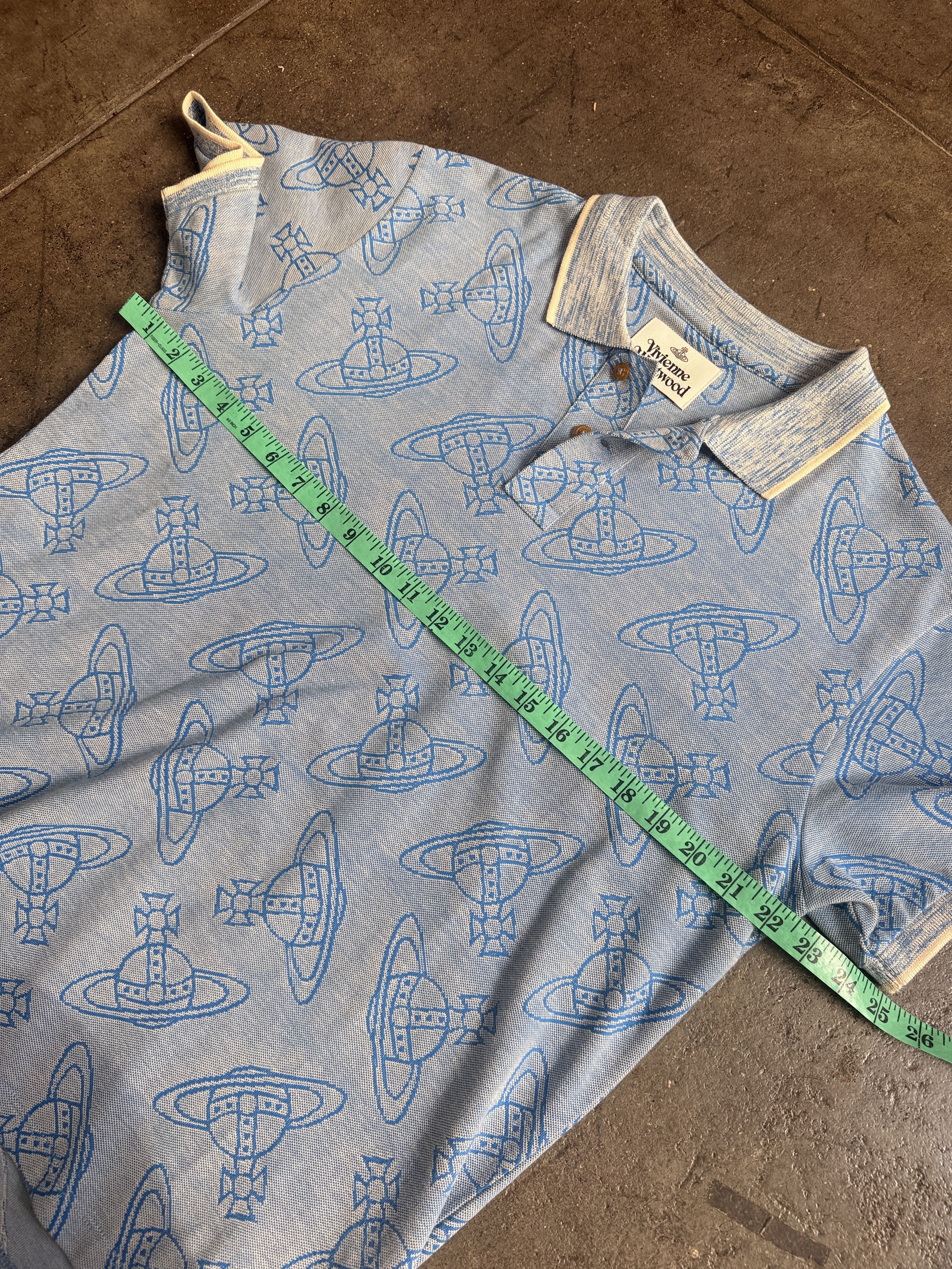Vivienne Westwood Brand New Polo w/ All over Orb Print Size US L / EU 52-54 / 3 - 7 Thumbnail