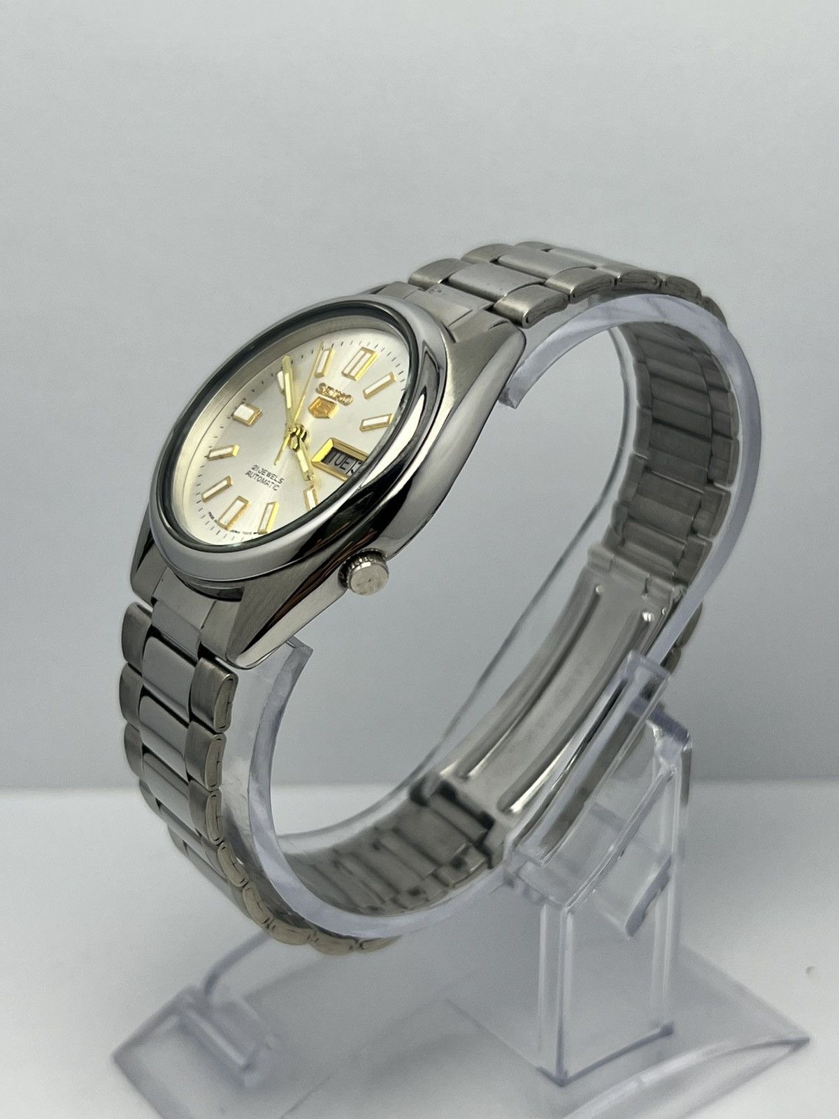 Seiko Seiko 5 Automatic Vintage Wrist Watch Day/Date Japan Size 36 - 5 Thumbnail