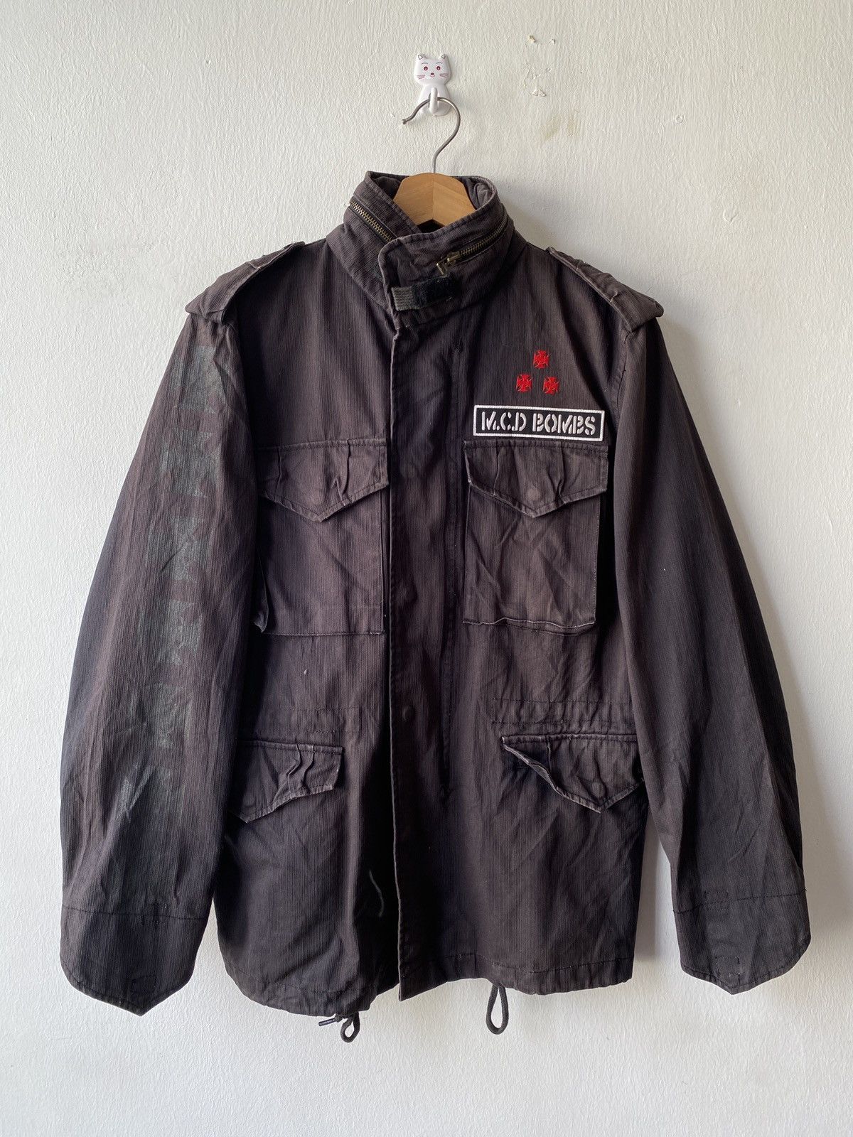 Japanese Brand × Seditionaries × Tornado Mart M.C.D Bombs System Error Design Sunfaded Jacket Size US S / EU 44-46 / 1 - 3 Thumbnail