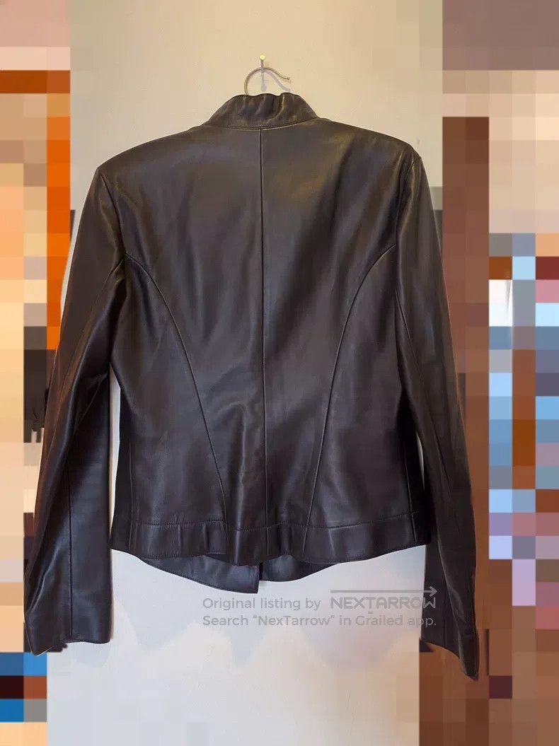 Hermes Hermes Chinese collar slanted leather coat Size XS / US 0-2 / IT 36-38 - 2 Thumbnail