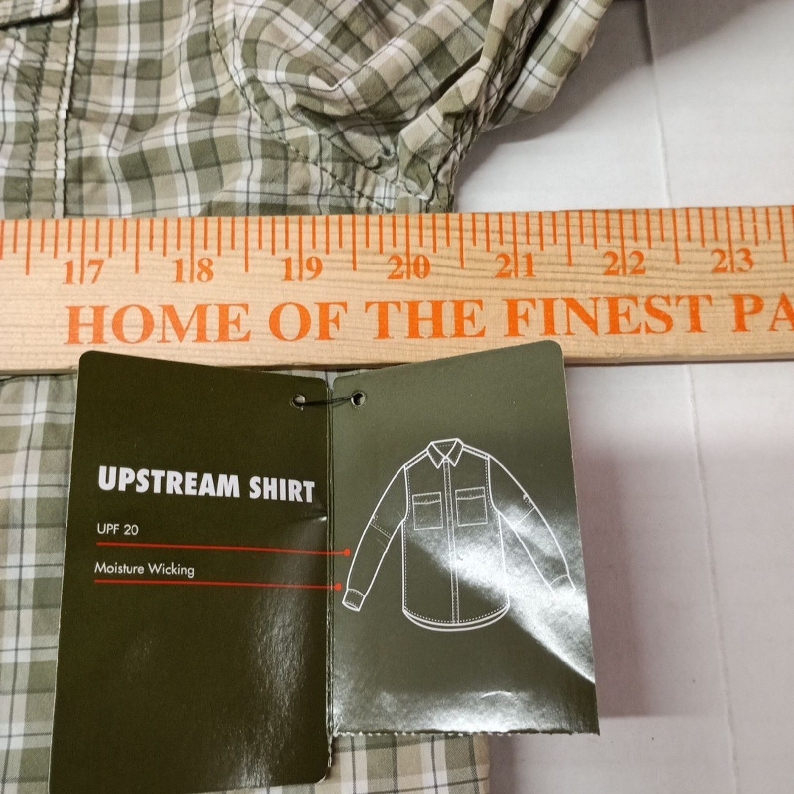Other Ozark Trail Upstream Shirt Mens S (34-36) Green Plaid Vented Size US S / EU 44-46 / 1 - 5 Thumbnail